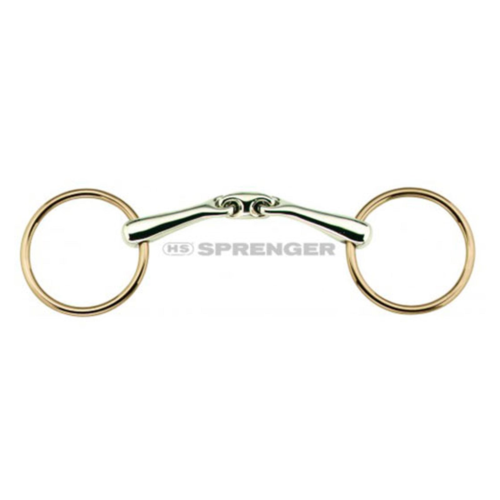 Sprenger KK ULTRA Sensogan/Aurigan Loose Ring Snaffle, Double Jt.,  21 mm Horse Bits