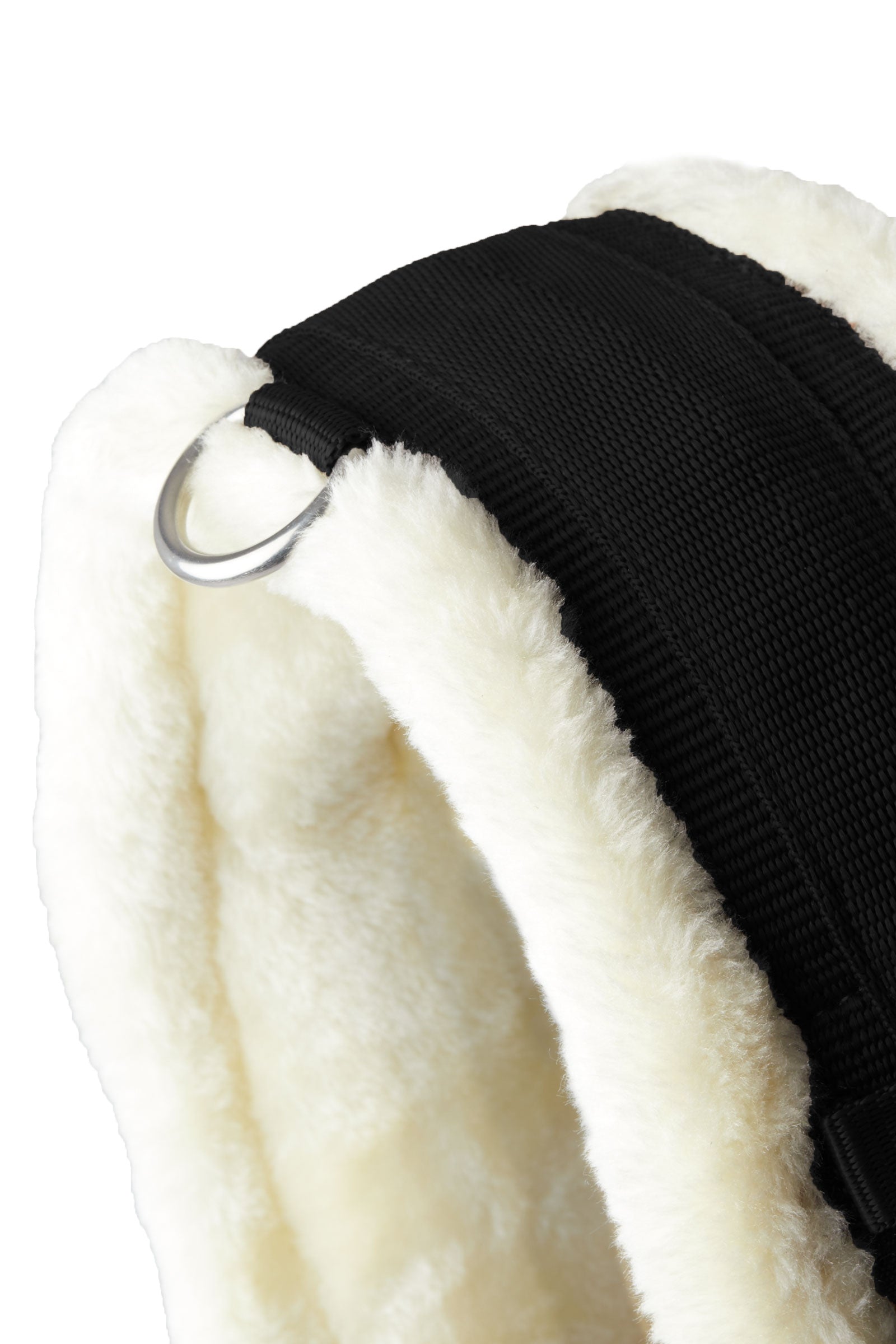 Horze Kyiv Neoprene Long Girth with Fixed Faux Fur Saddles, Girths & Stirrups