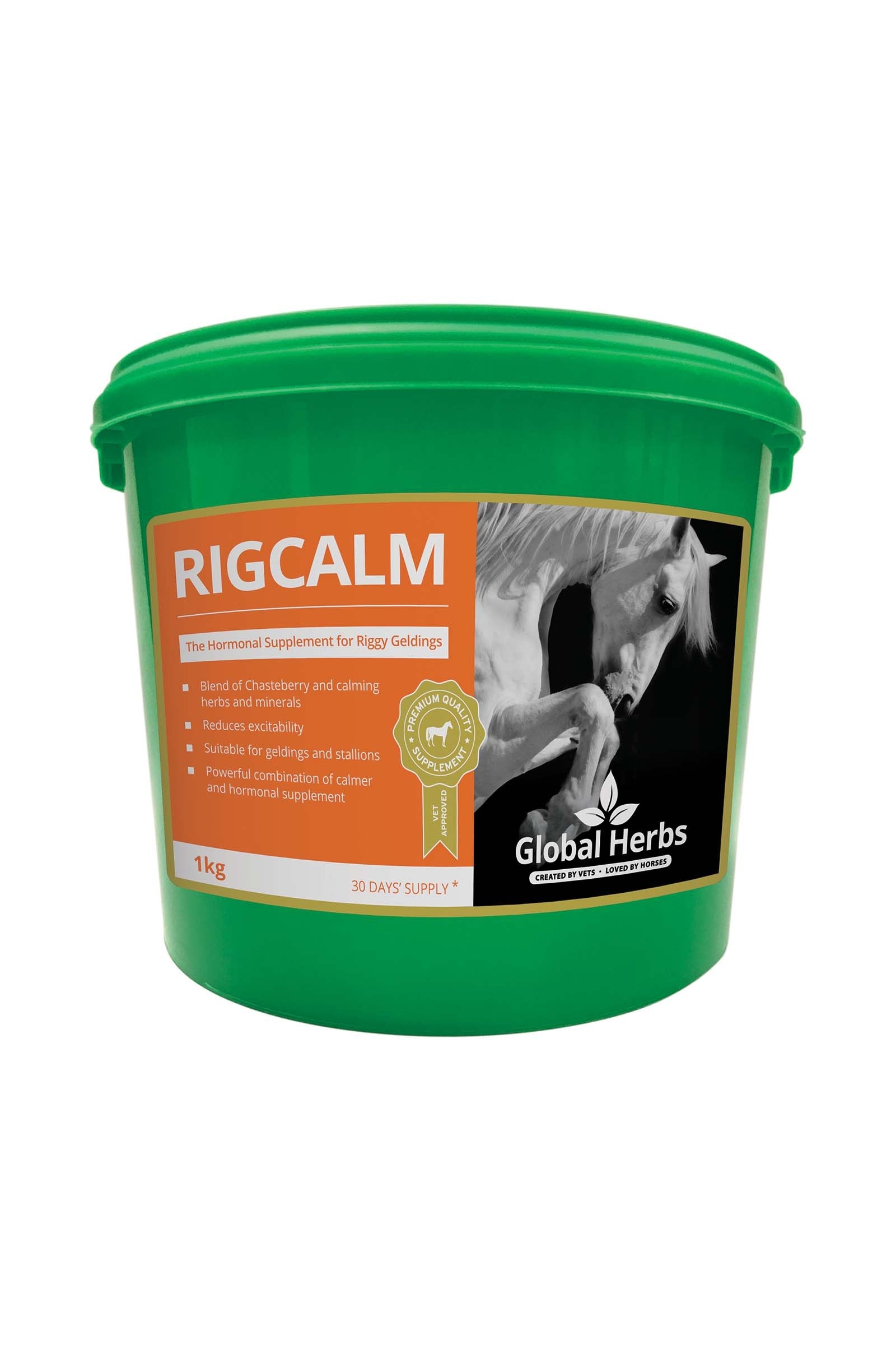 Global Herbs RigCalm, 1 kg Horse Feed & Nutrition