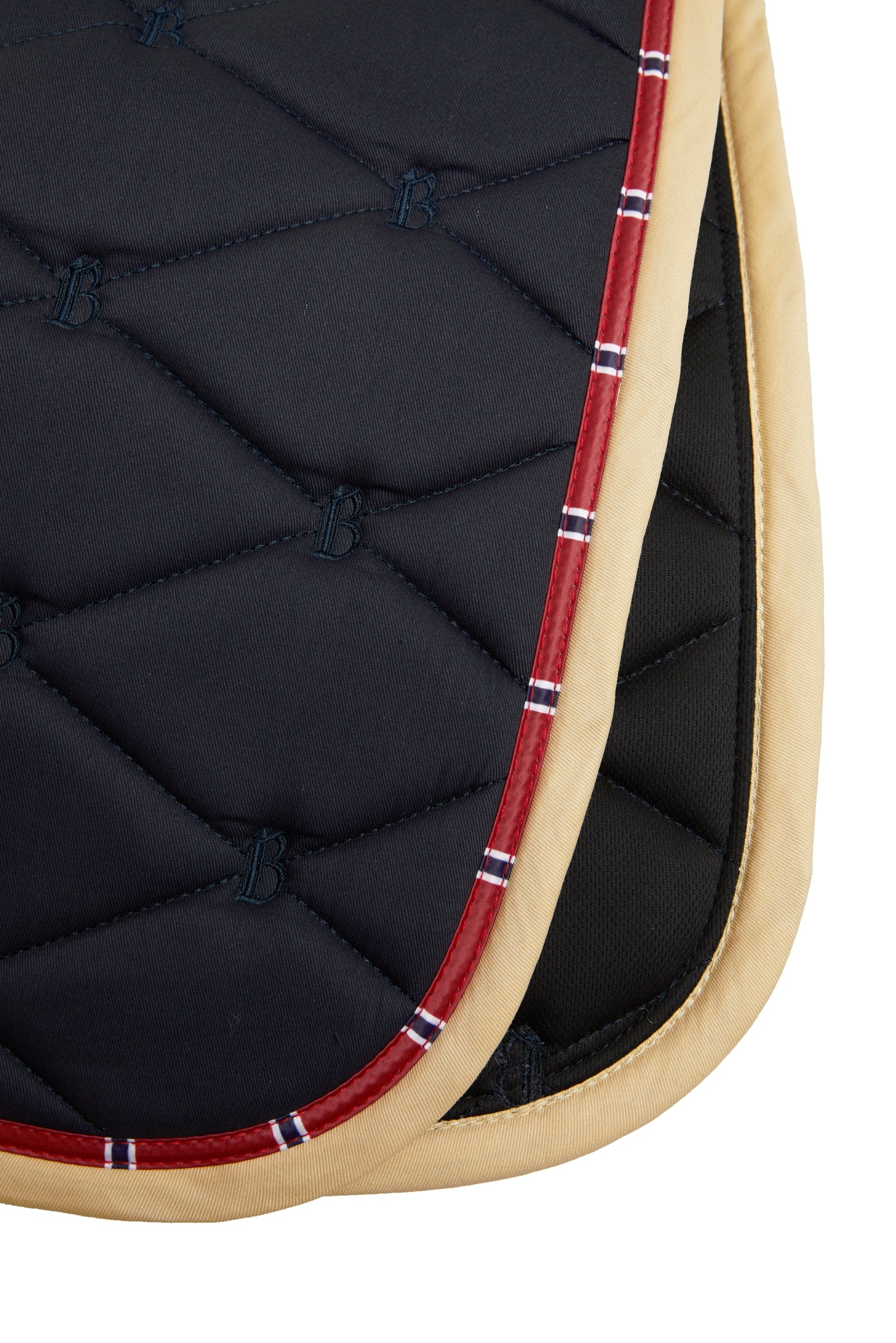 B Vertigo Amory Dressage Saddle Pad with Monogram Embroidery Saddle Pads