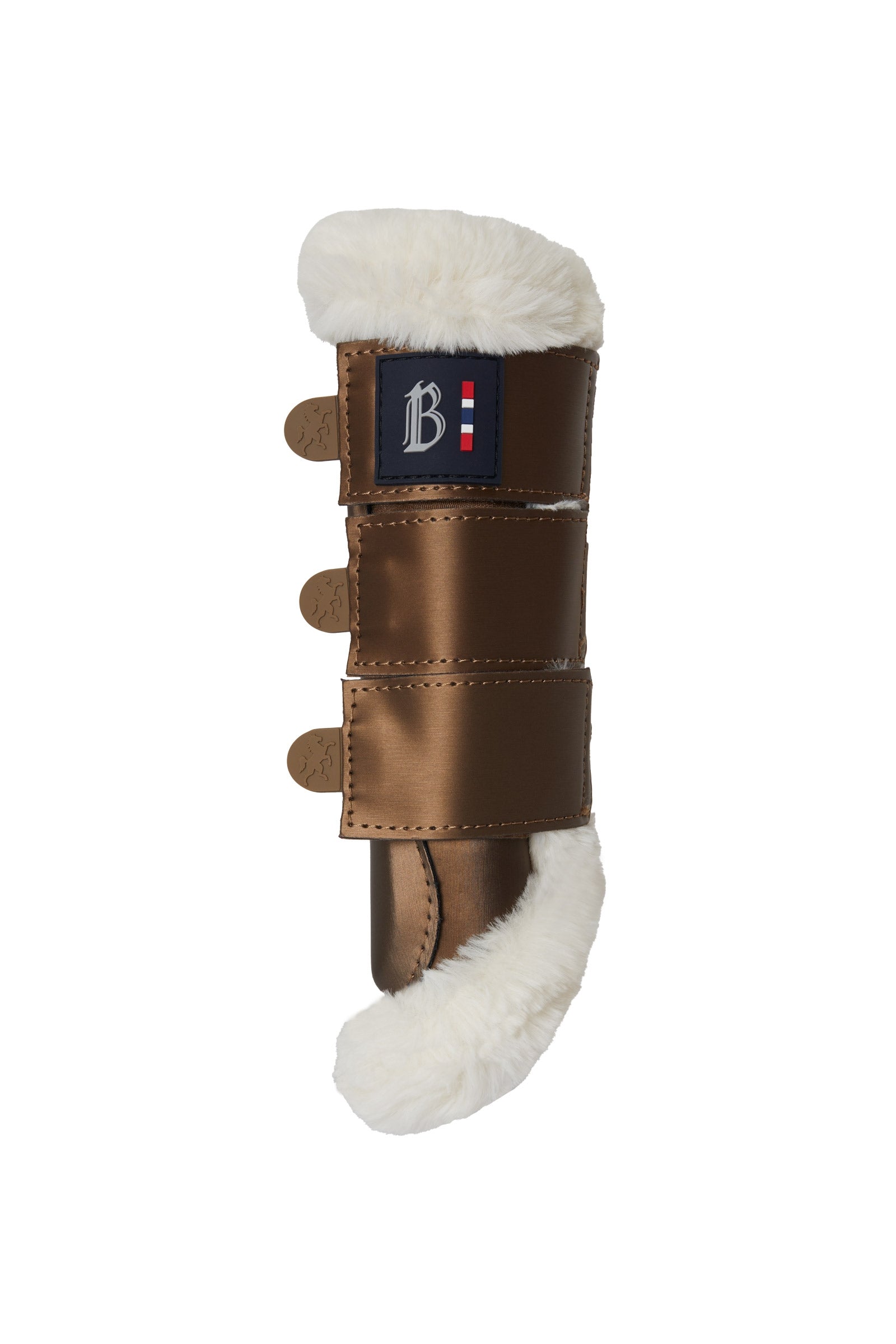 B Vertigo Drew Brushing Boots wit Faux Fur Lining Leg Protection & Hoof Protection for Horses