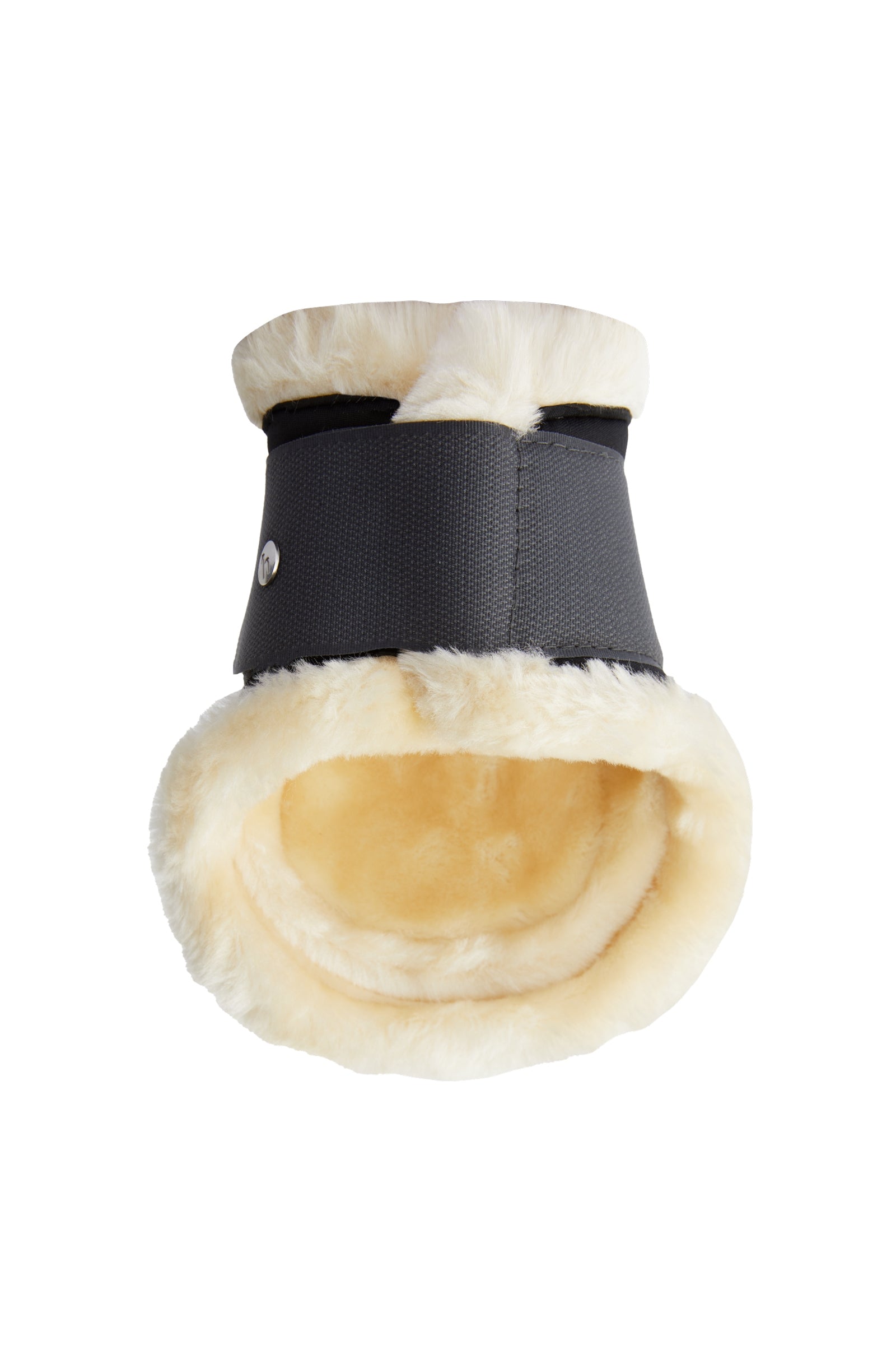 Horze Caliber Fetlock Boots with Faux Fur Lining Leg Protection & Hoof Protection for Horses