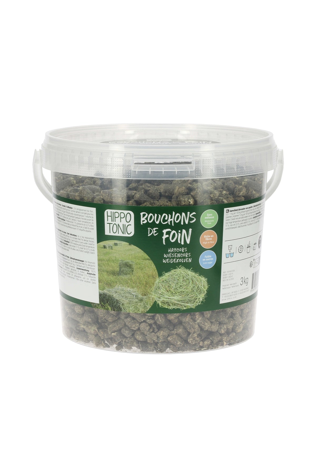 HIPPOTONIC Hay Cobs, Täydennys, 3 kg Horse Feed & Nutrition