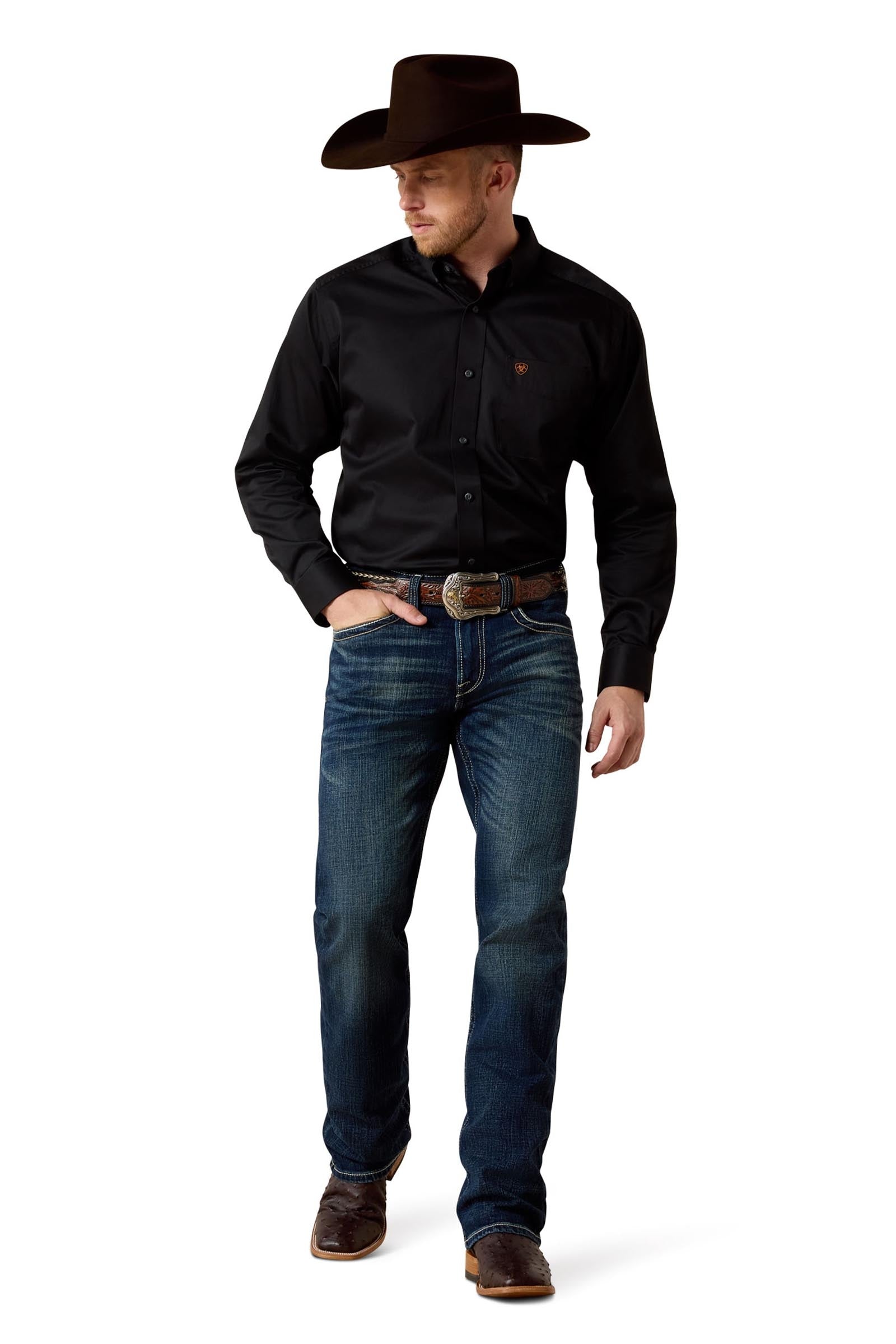 Ariat Mens M4 Relaxed Adkins Boot Cut Jeans Mens Riding Clothing