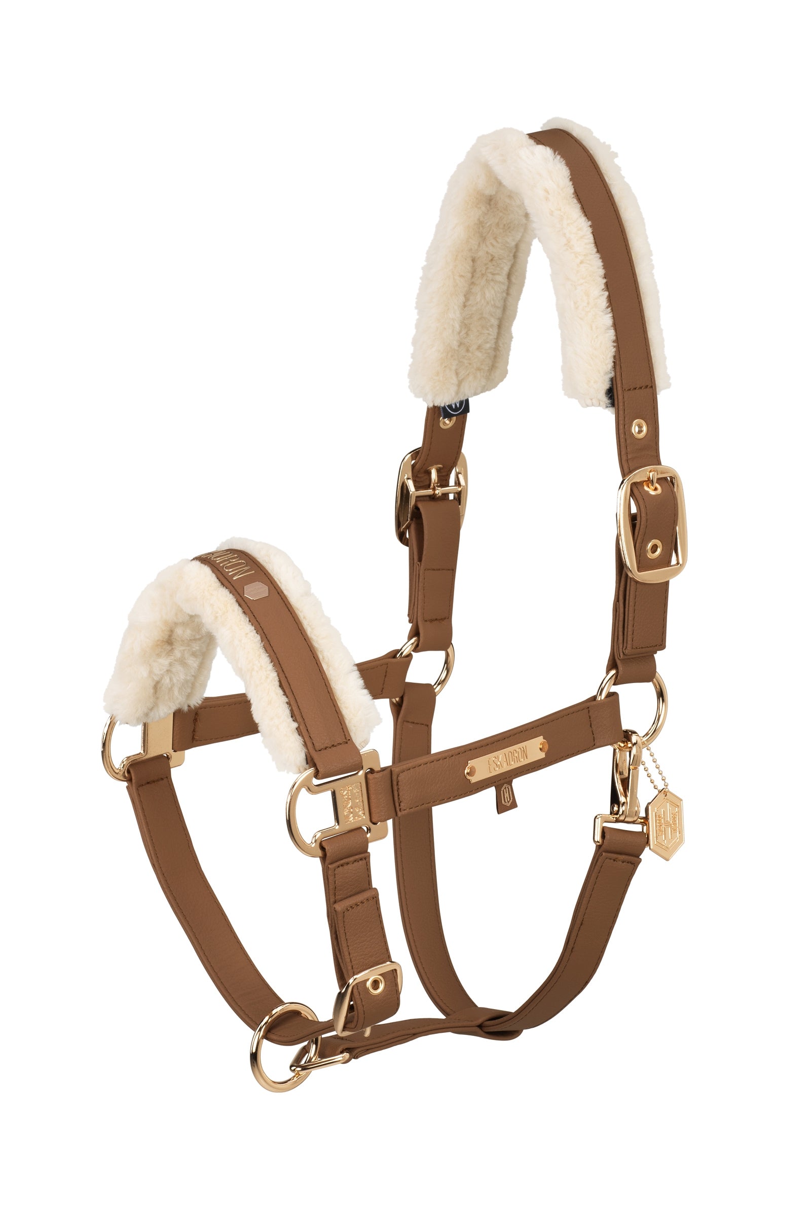 Eskadron Heritage AW24 Keinonahkainen Riimu, jossa Double Pin ja tekoturkis Riimut & riimunnarut