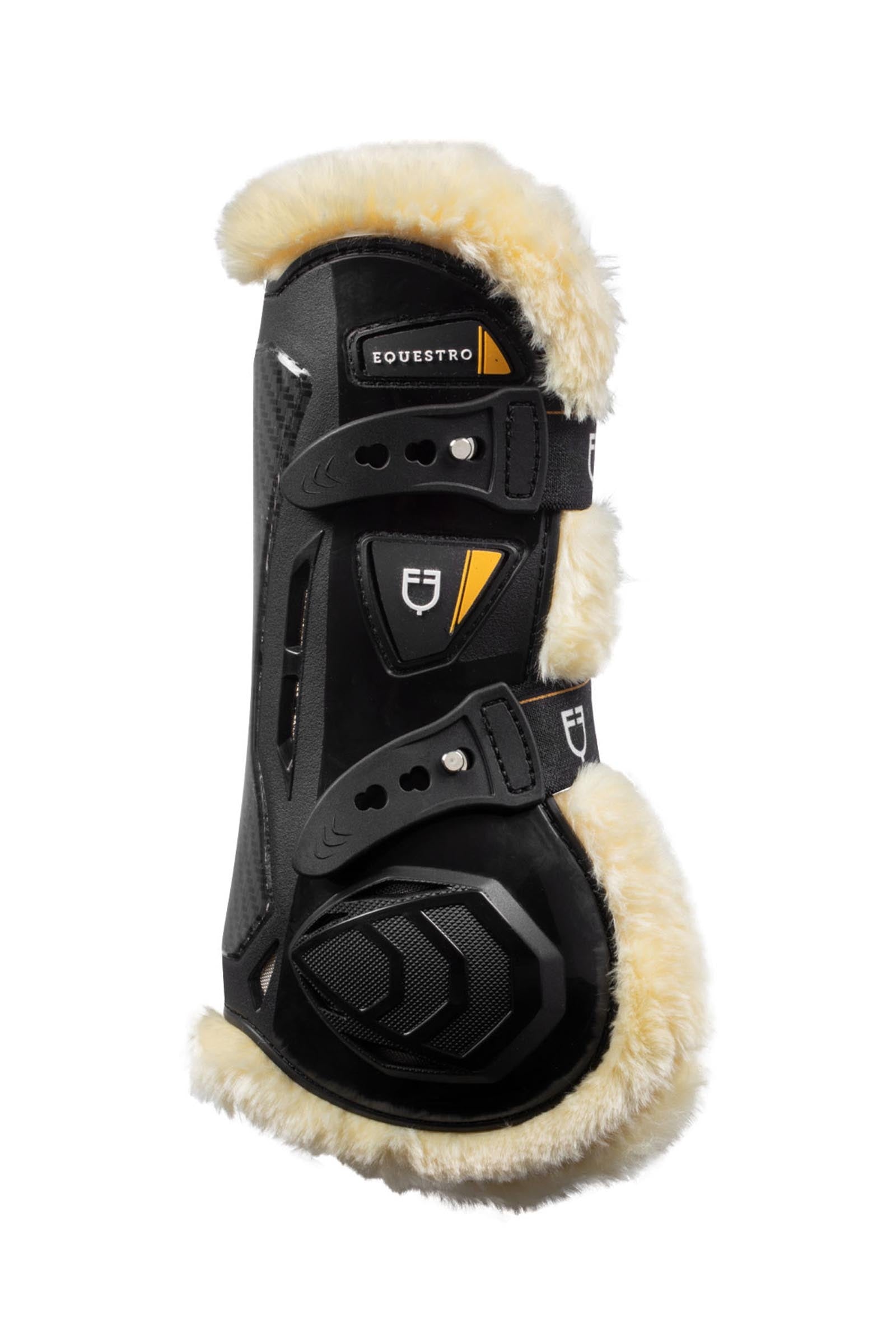 Equestro Synthetic Sheepskin Quick Release Tendon Boots Leg Protection & Hoof Protection for Horses