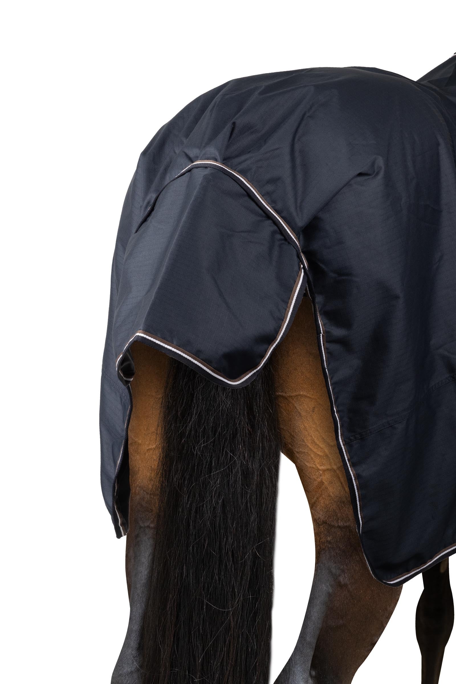 Horze Glasgow Turnout Rug with Fleece Lining and Reflective Accents, 0g Horse Rugs