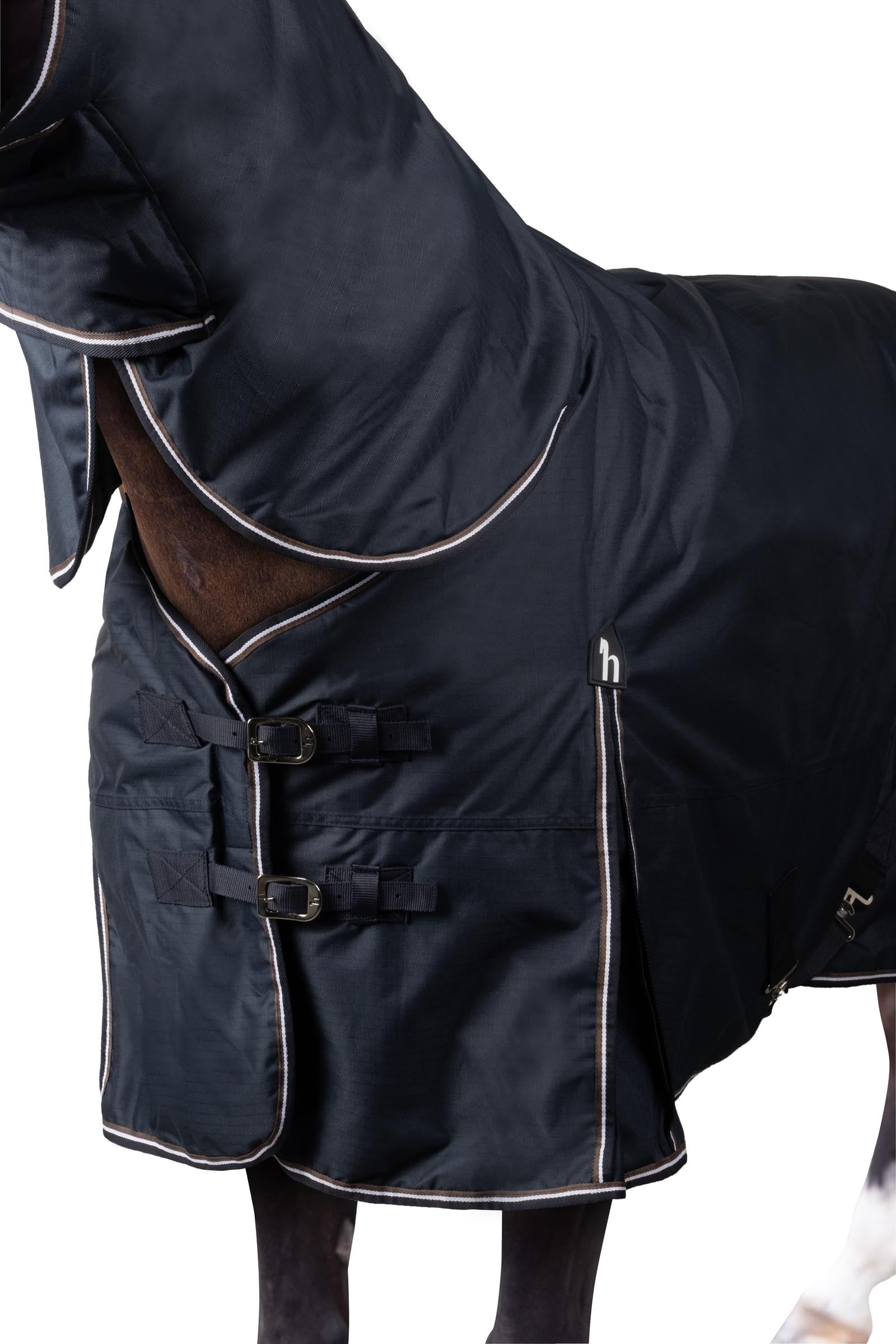 Horze Glasgow Full Neck Pony Turnout Rug, 100g Horse Rugs