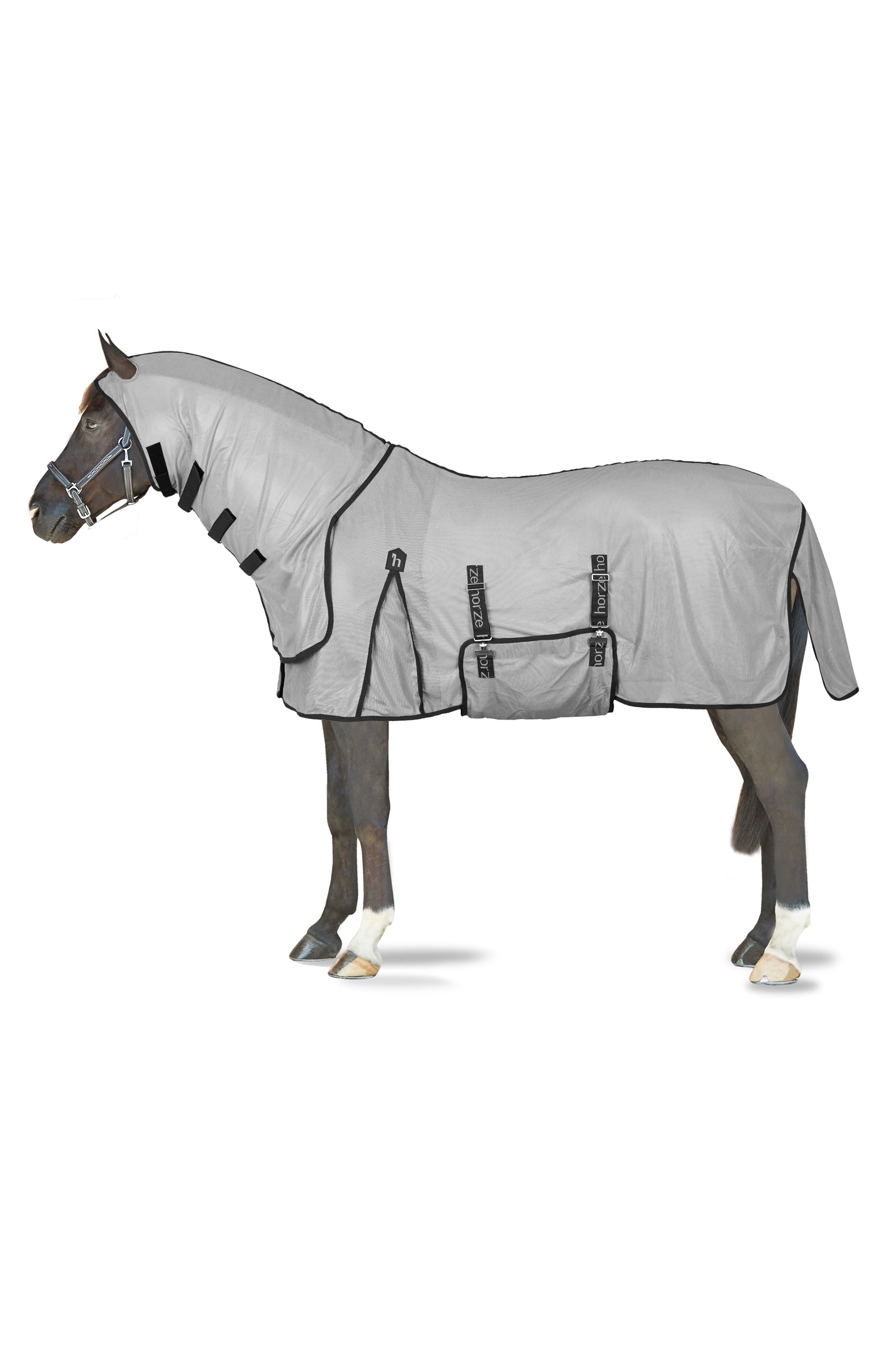 Horze Paso Fino Fly Rug with Hood and UV Protection Horse Rugs