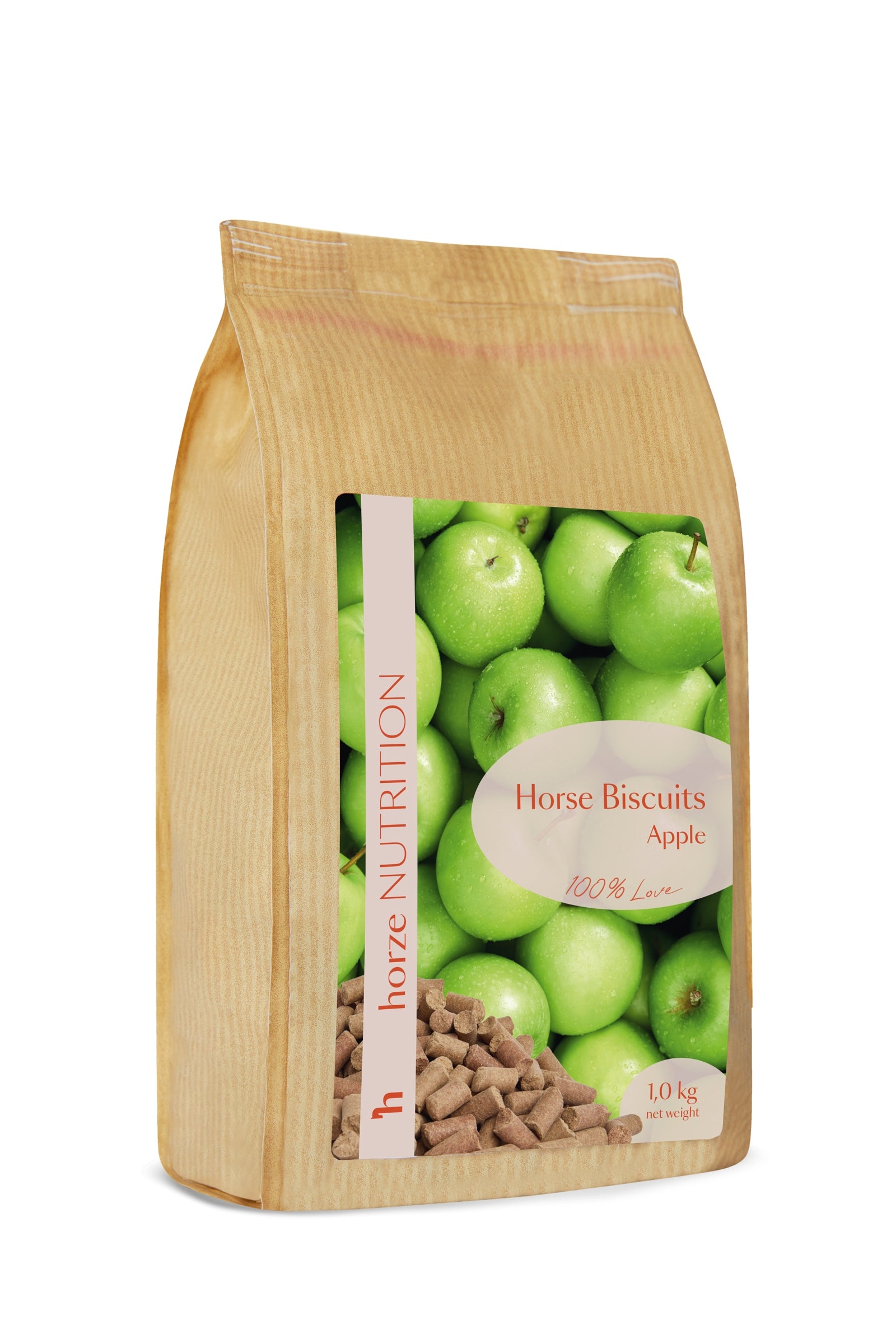 Horze Biscuits Omena makupalat, 1 kg Horse Feed & Nutrition