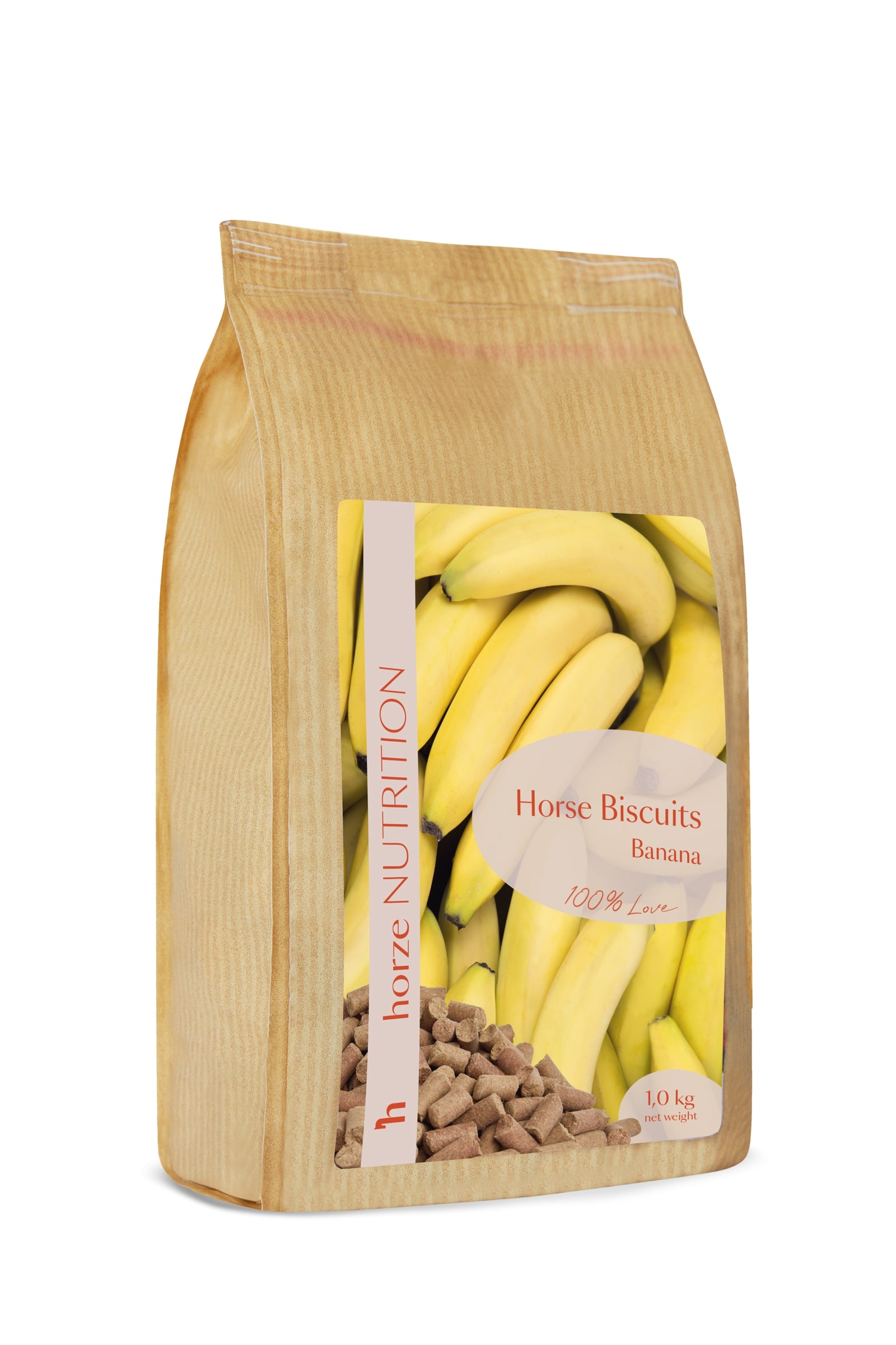 Horze Biscuits Banaani makupalat, 1 kg Horse Feed & Nutrition