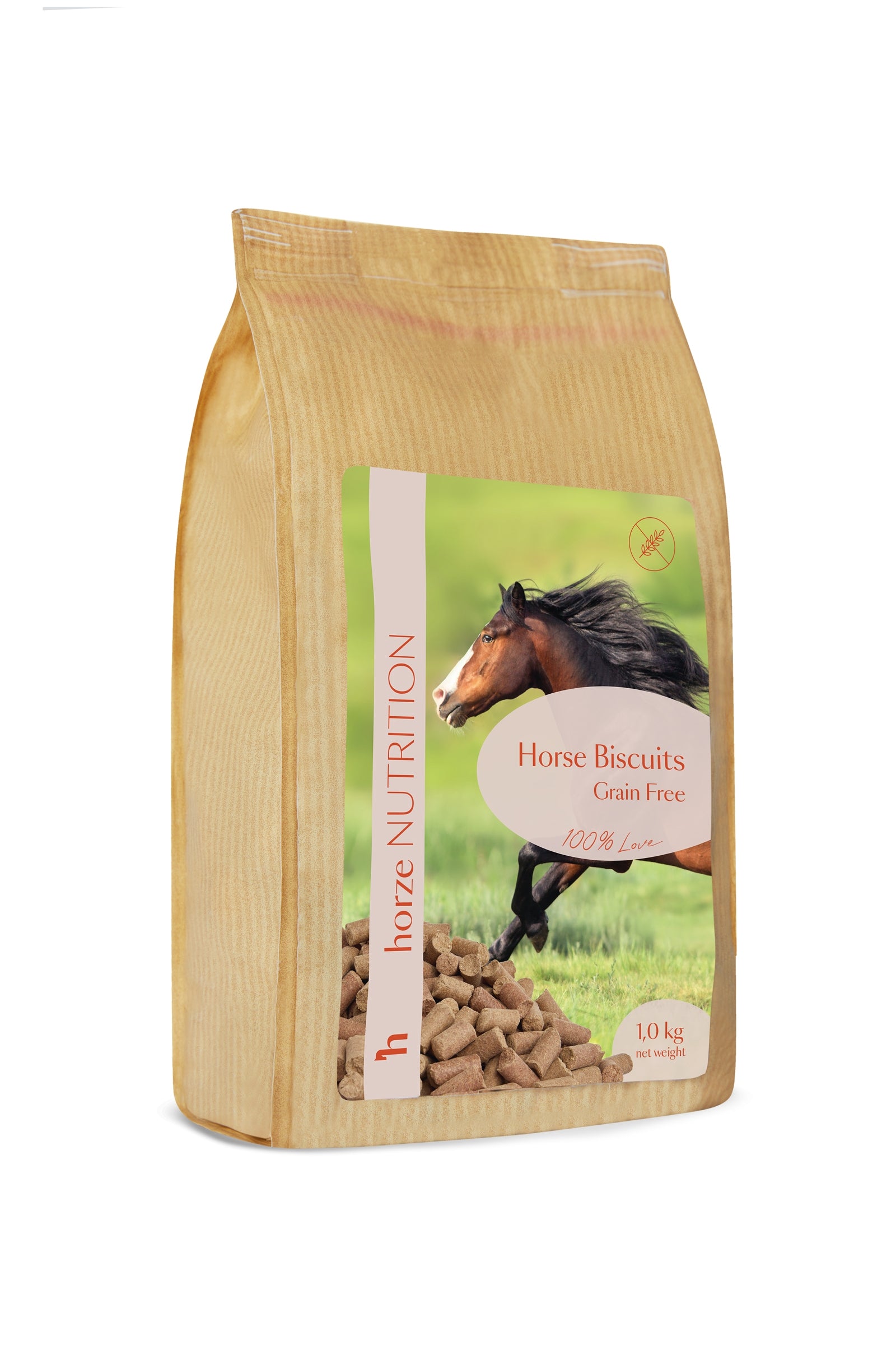 Horze Biscuits viljattomat makupalat, 1 kg Horse Feed & Nutrition