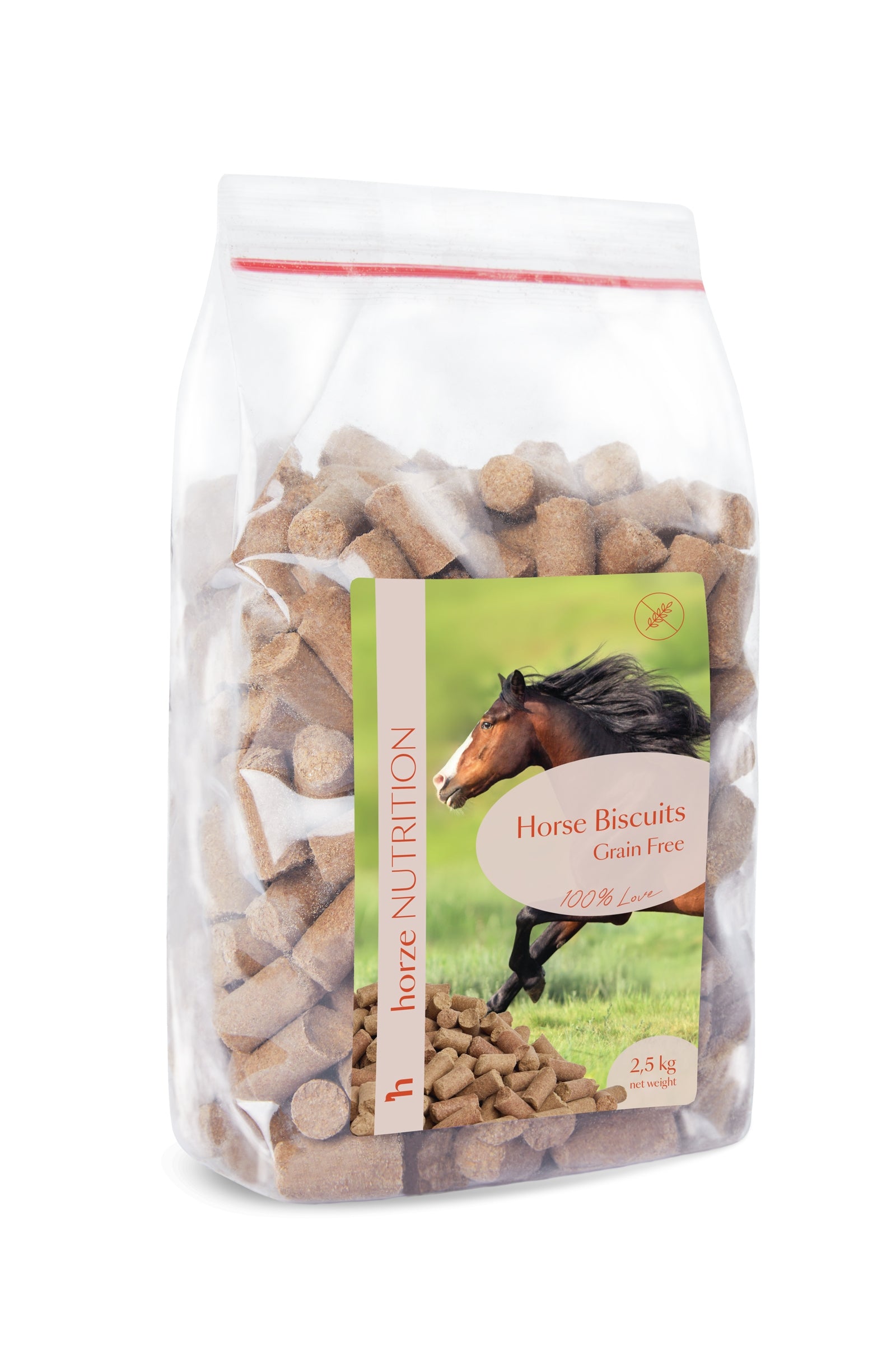 Horze Biscuits viljattomat makupalat, 2,5 kg Horse Feed & Nutrition