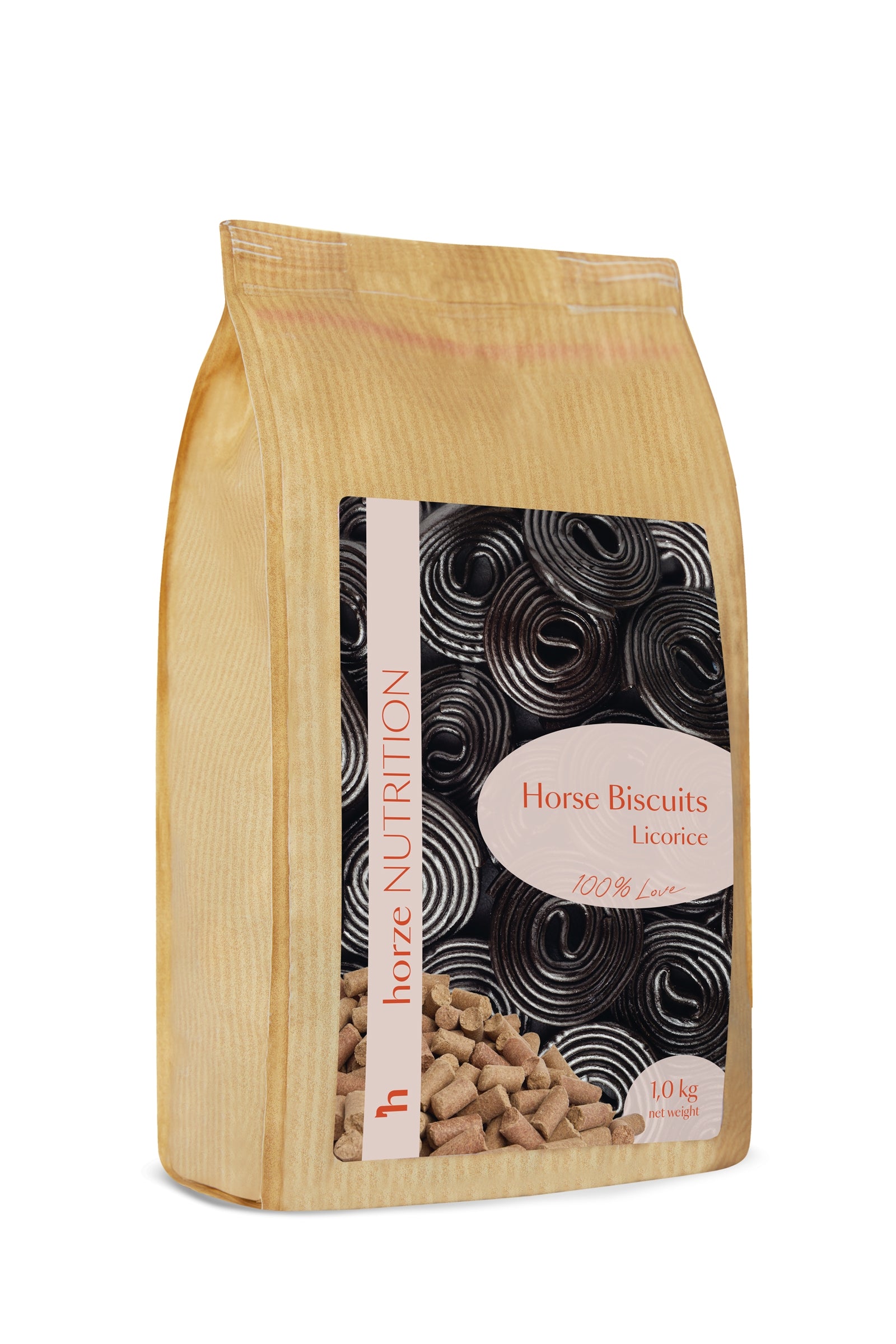 Horze Biscuits Lakritsi makupalat, 1 kg Horse Feed & Nutrition