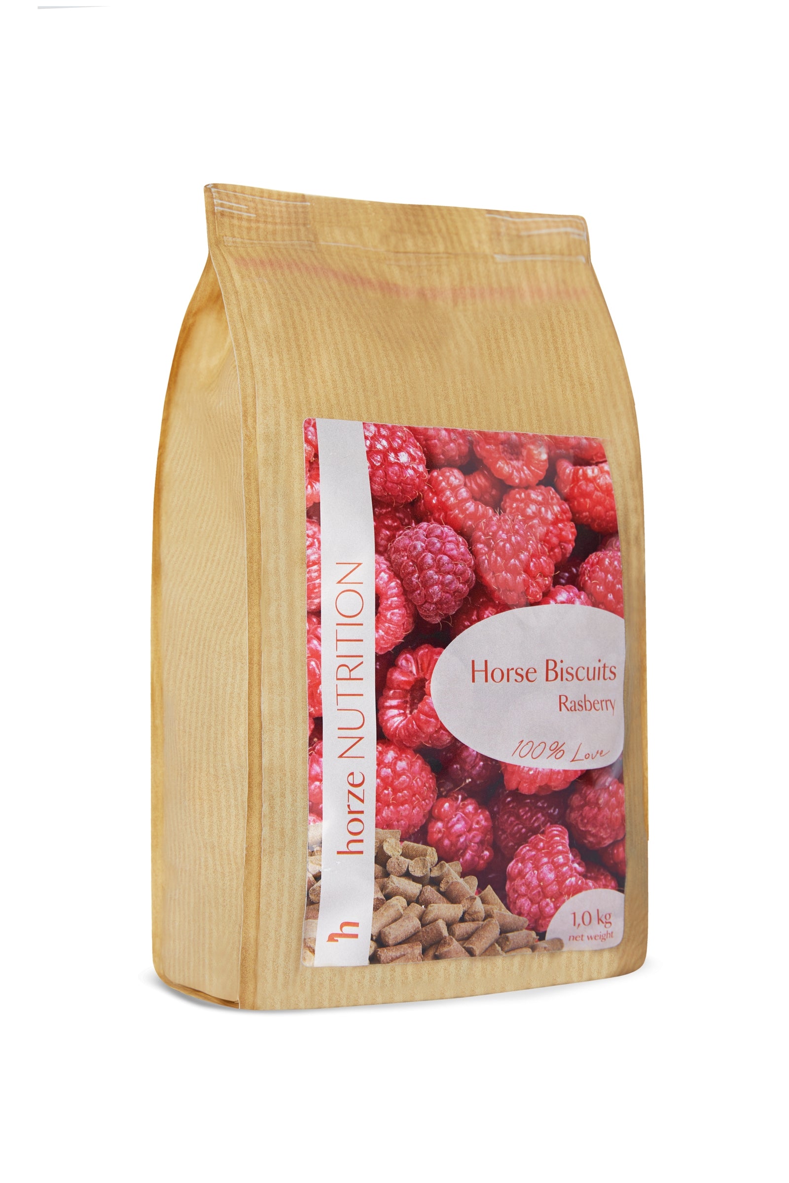 Horze Biscuits Vadelma makupalat, 1 kg Horse Feed & Nutrition