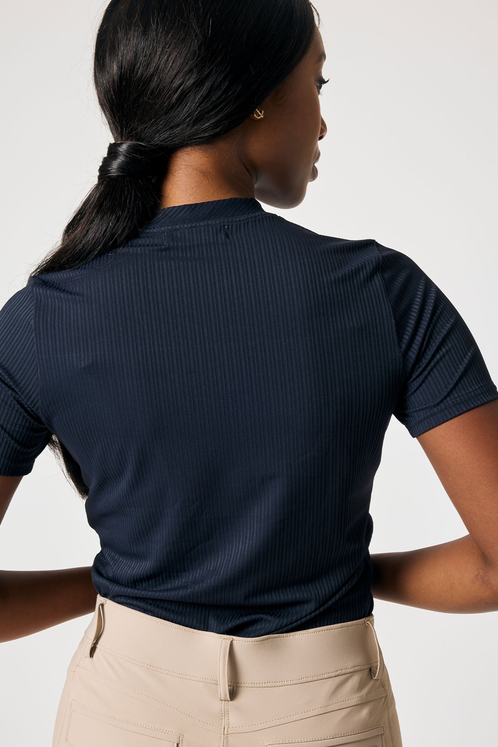 PS of Sweden Courtney S/S Striped Mesh Top Women’s Riding Clothing