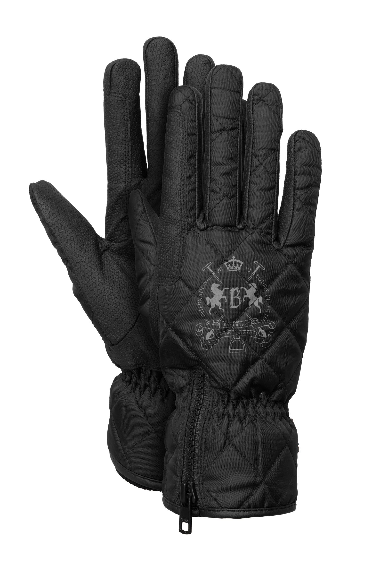 B Vertigo Onyx Waterproof Padded Riding Gloves Riding Gloves