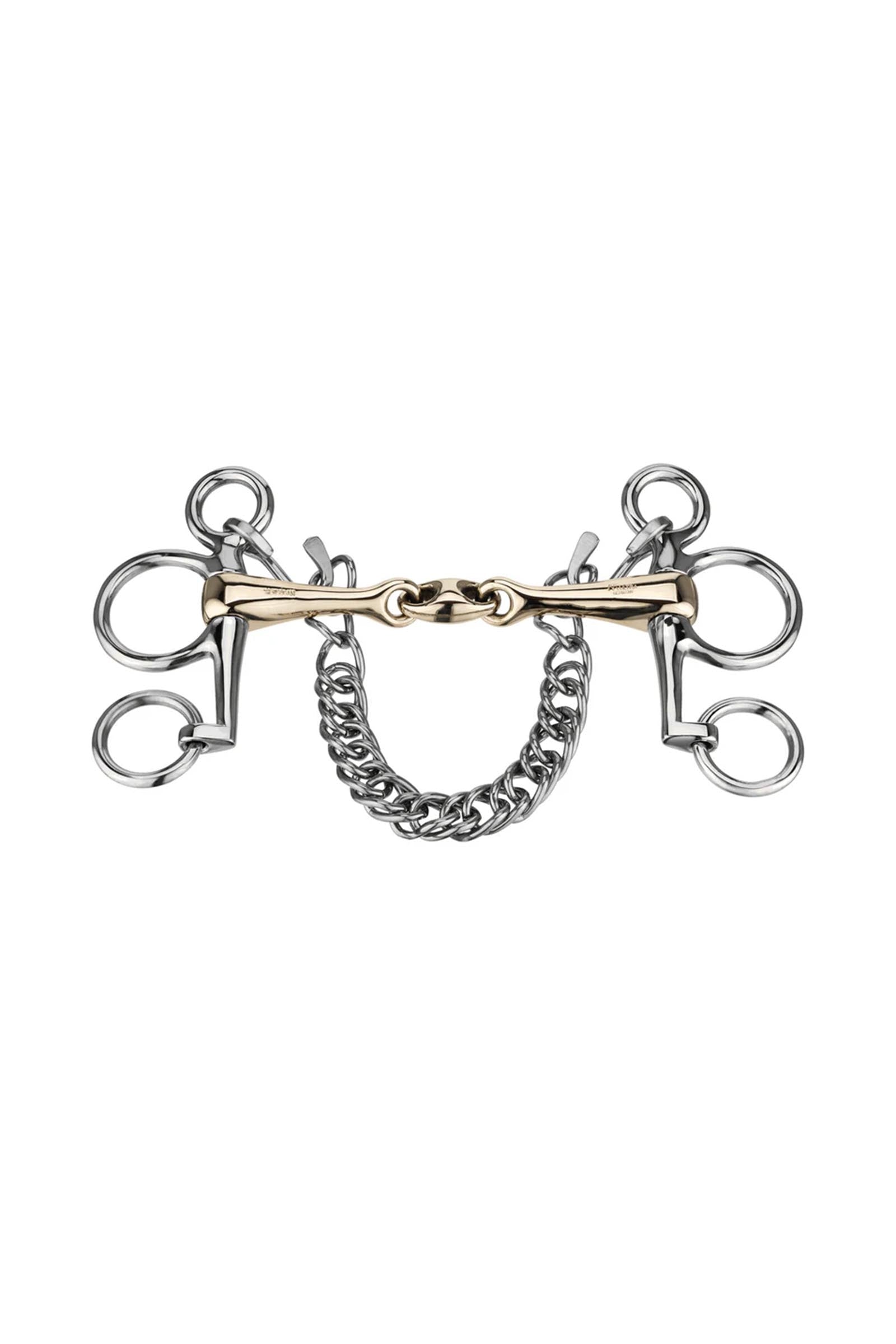 Sprenger KK Ultra Pelham kuolain, kaksinivelinen, 16 mm, 4,5 cm varret, Sensogan Kuolaimet