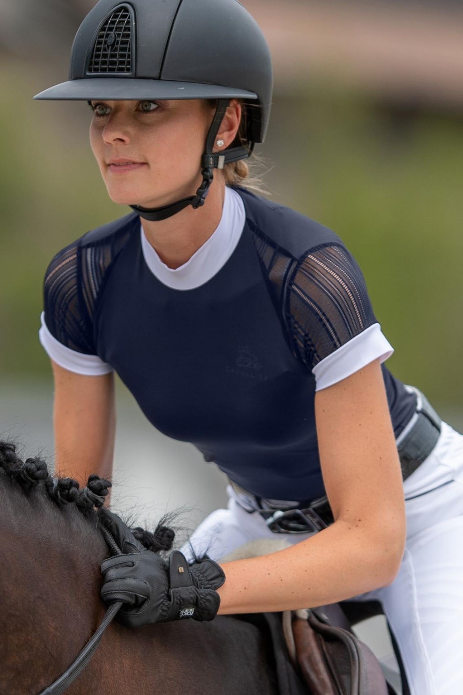 Cavalliera Riding Show Shirt Contessa, Women's Short Sleeve Women’s Riding Clothing