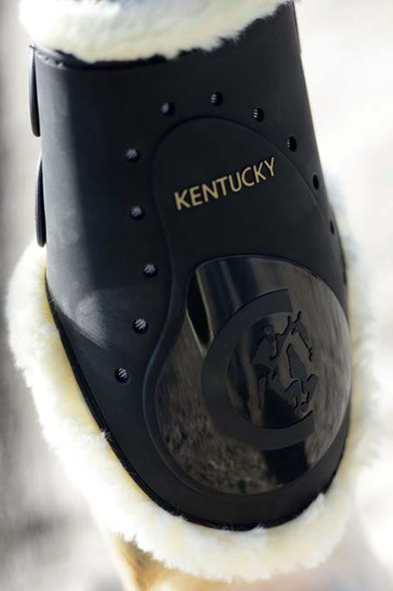 Kentucky Horsewear Sheepskin Fetlock boots elastic Leg Protection & Hoof Protection for Horses