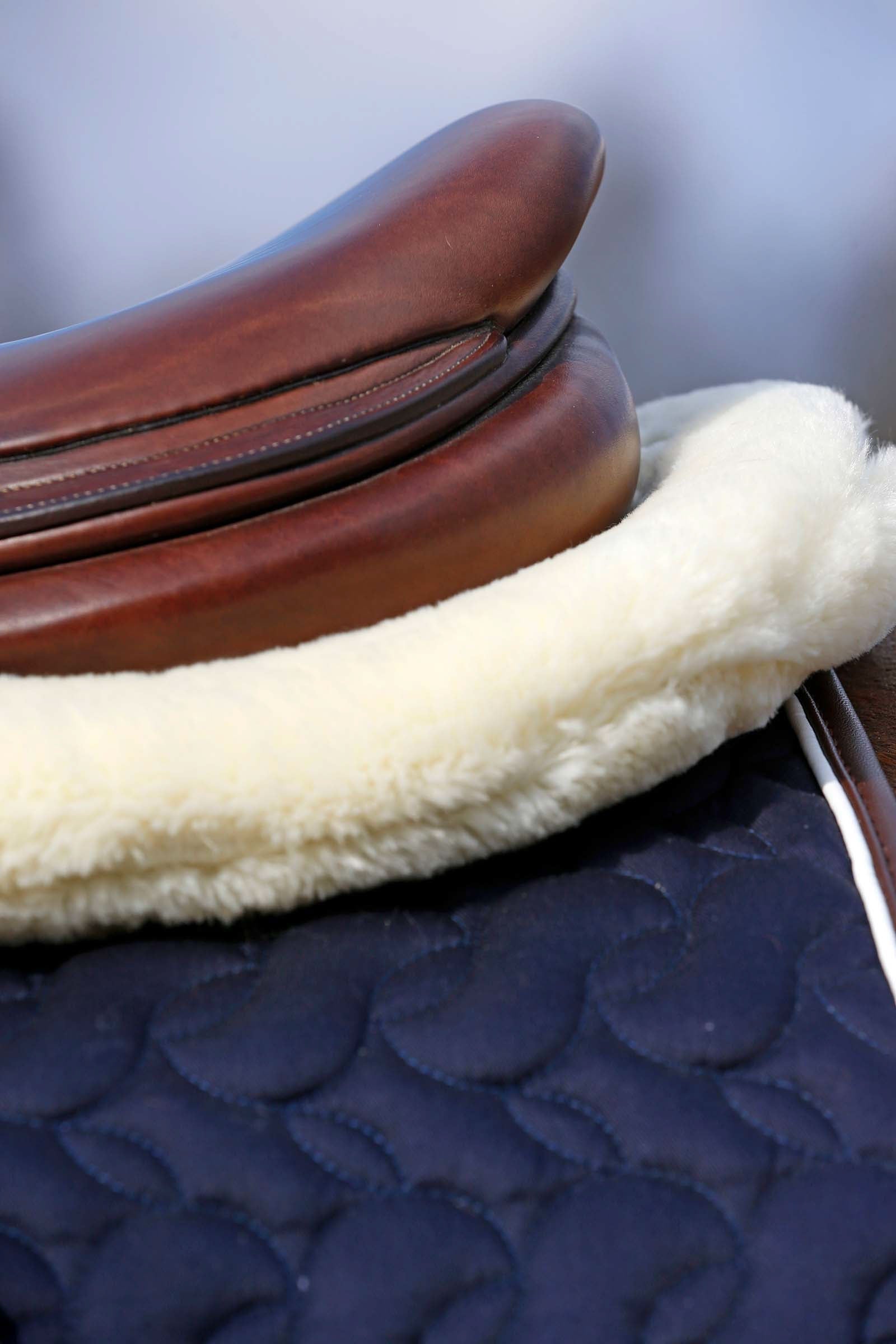 Kentucky Horsewear Absorb Sheepskin Half Pad Saddle Pads