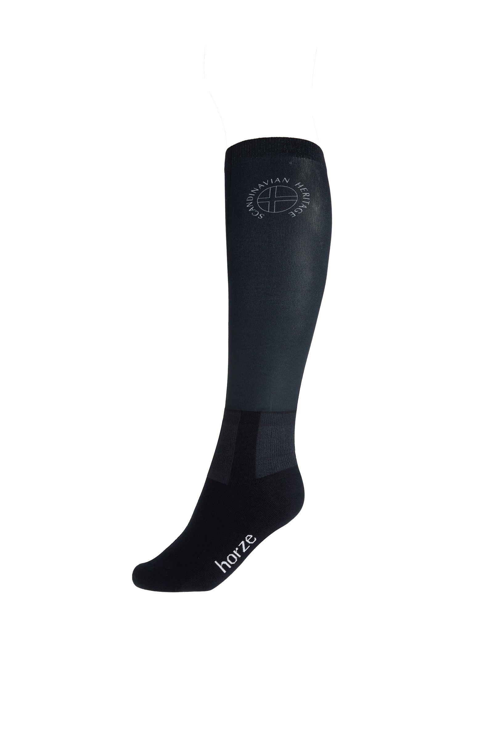 Horze polvisukat ohuella varrella ja painatuksella Sukat