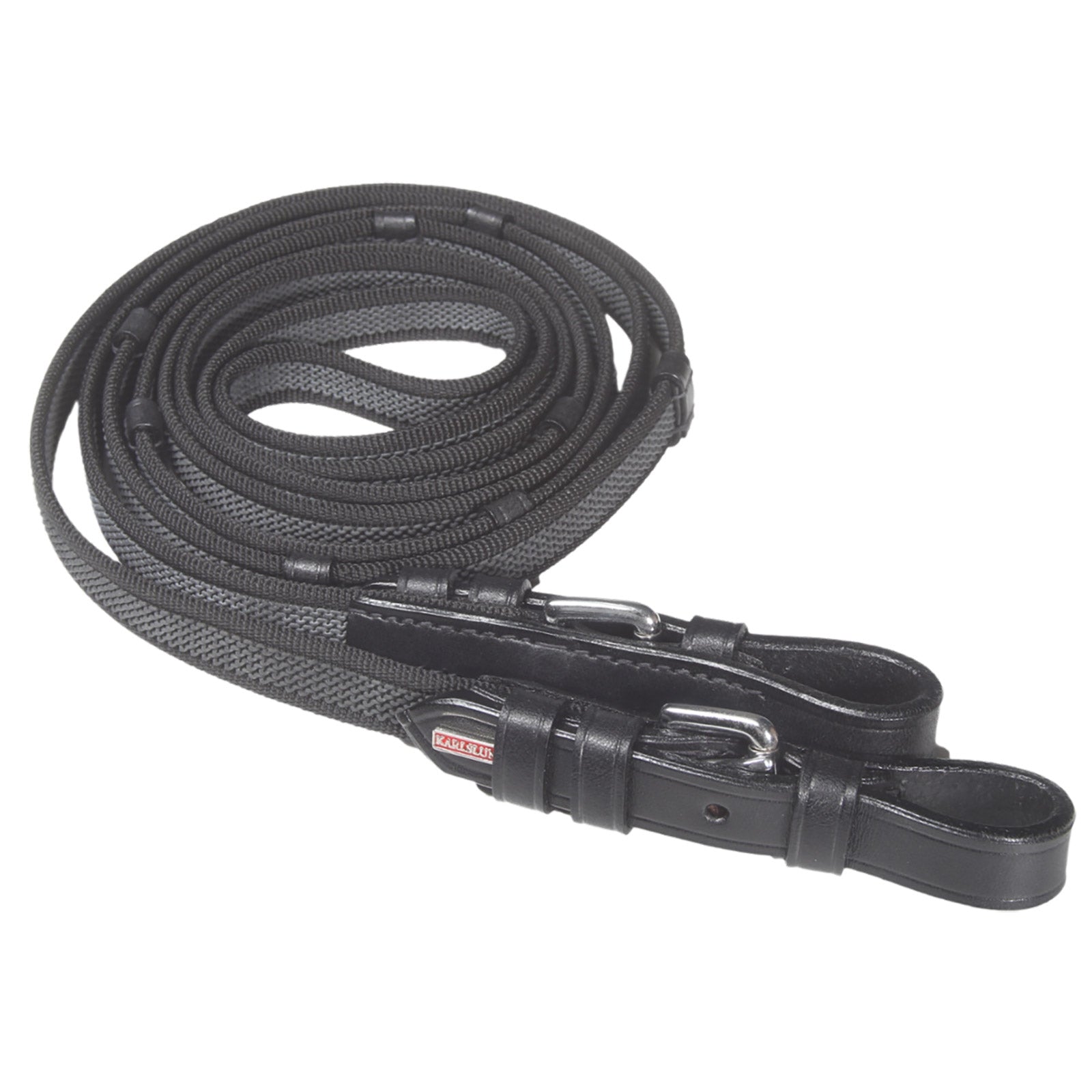 Karlslund Super grip ohjat stoppareilla ja pikalukoilla Suitset & Ohjat