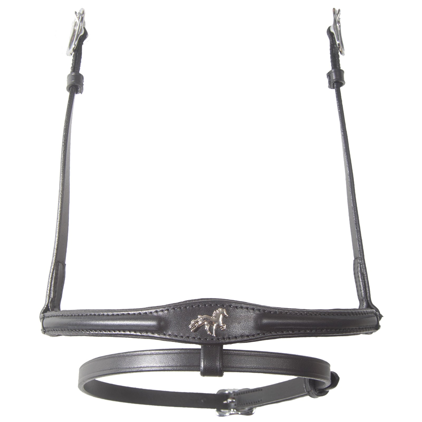 Karlslund Combined noseband with horse emblem Bridles & Reins