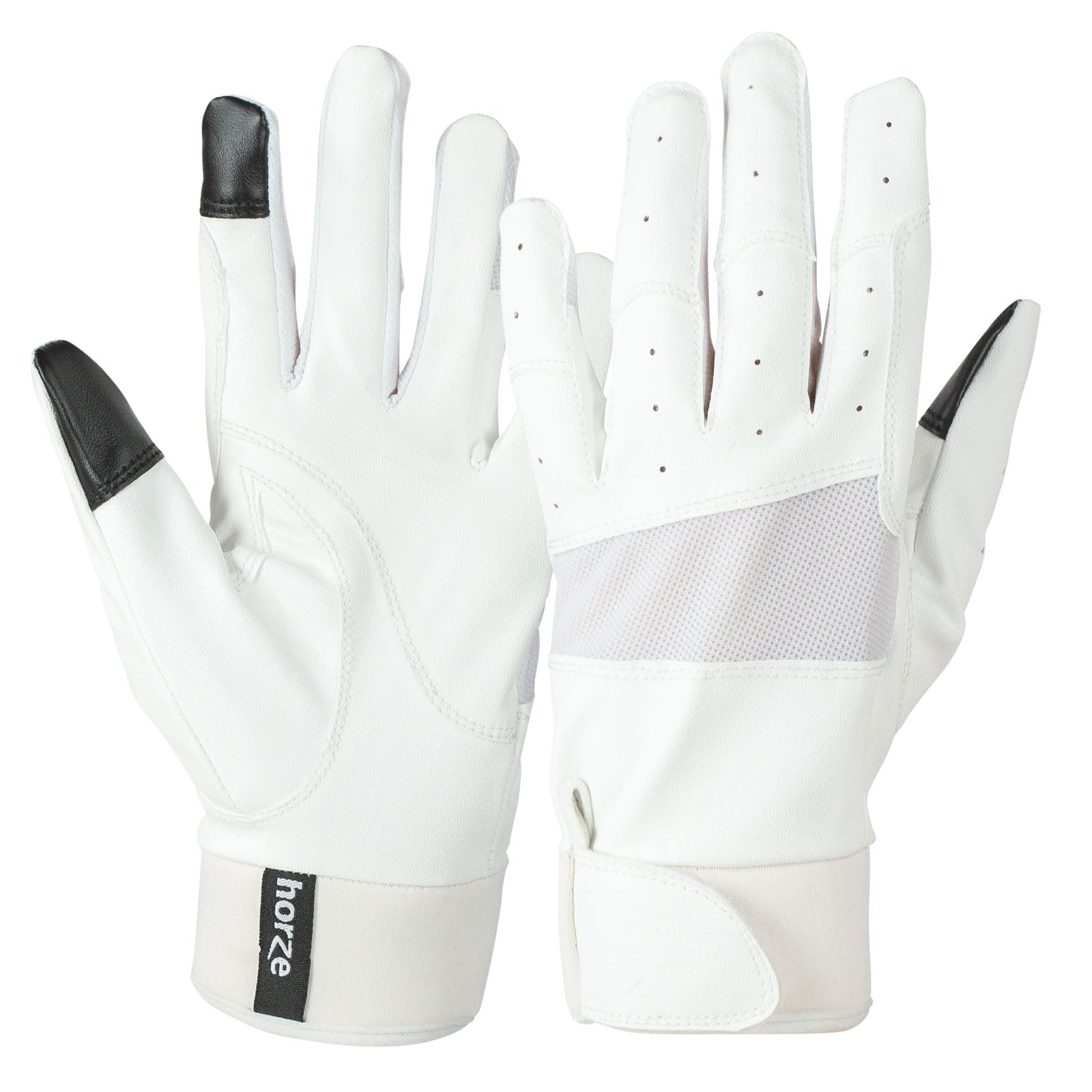 Horze Women's Stretch Riding Gloves with Neoprene Cuffs Riding Gloves