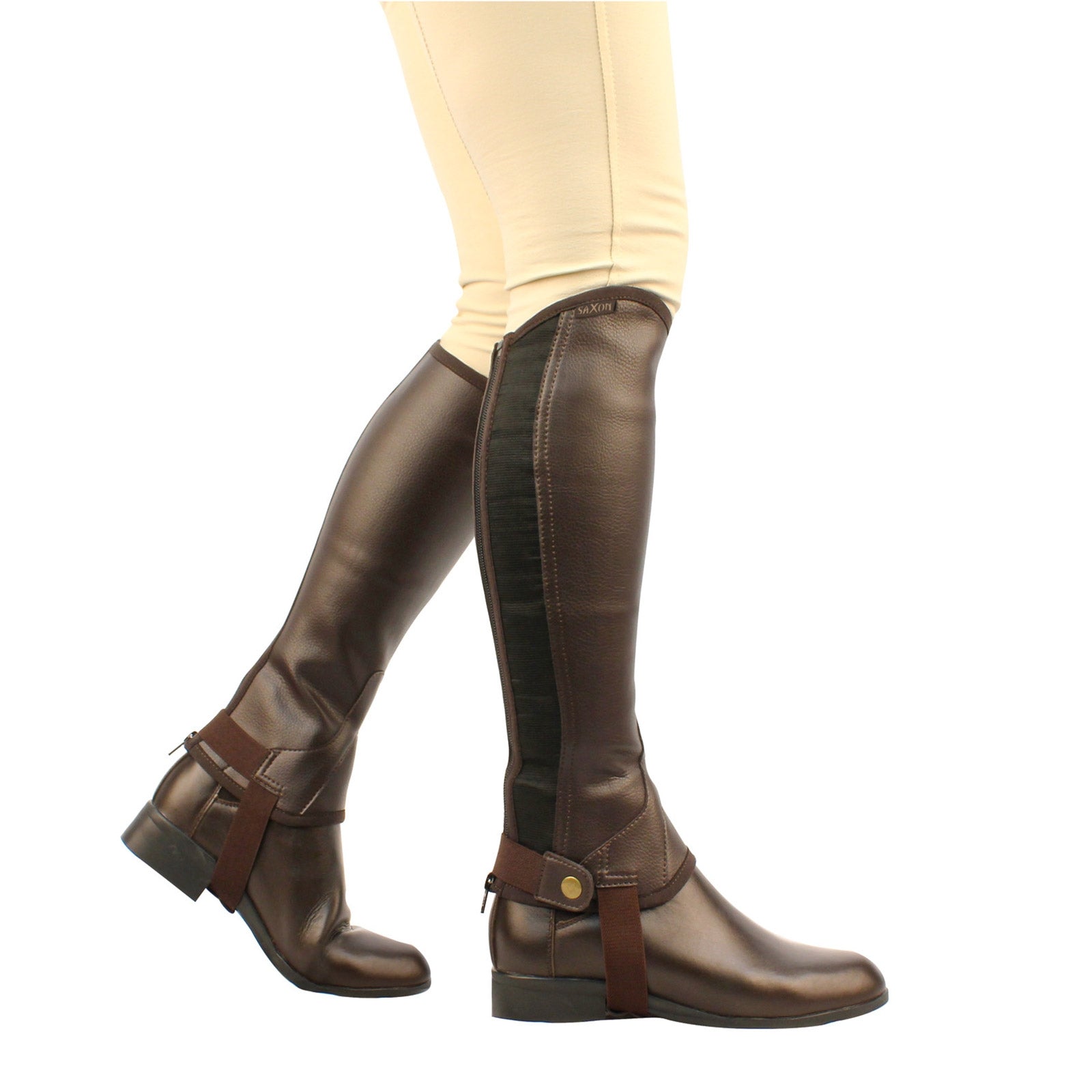Saxon Equileather Half Chaps, JR Ratsastussaappaat, -kengät & chapsit
