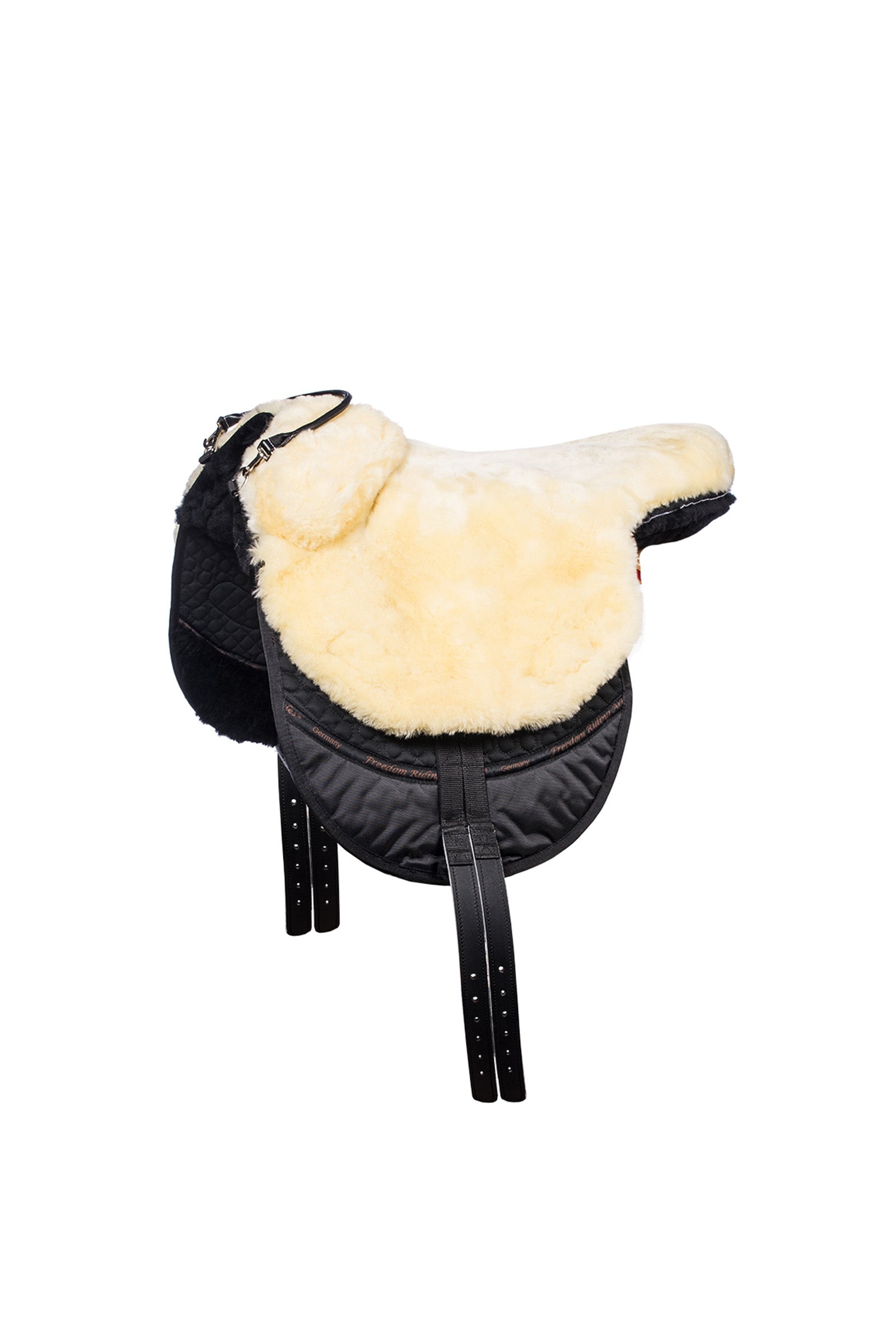 F.R.A. Freedom Riding Articles Macon Extra Merino Bareback Pad, Knee Rolls & Inlays, L Saddles, Girths & Stirrups