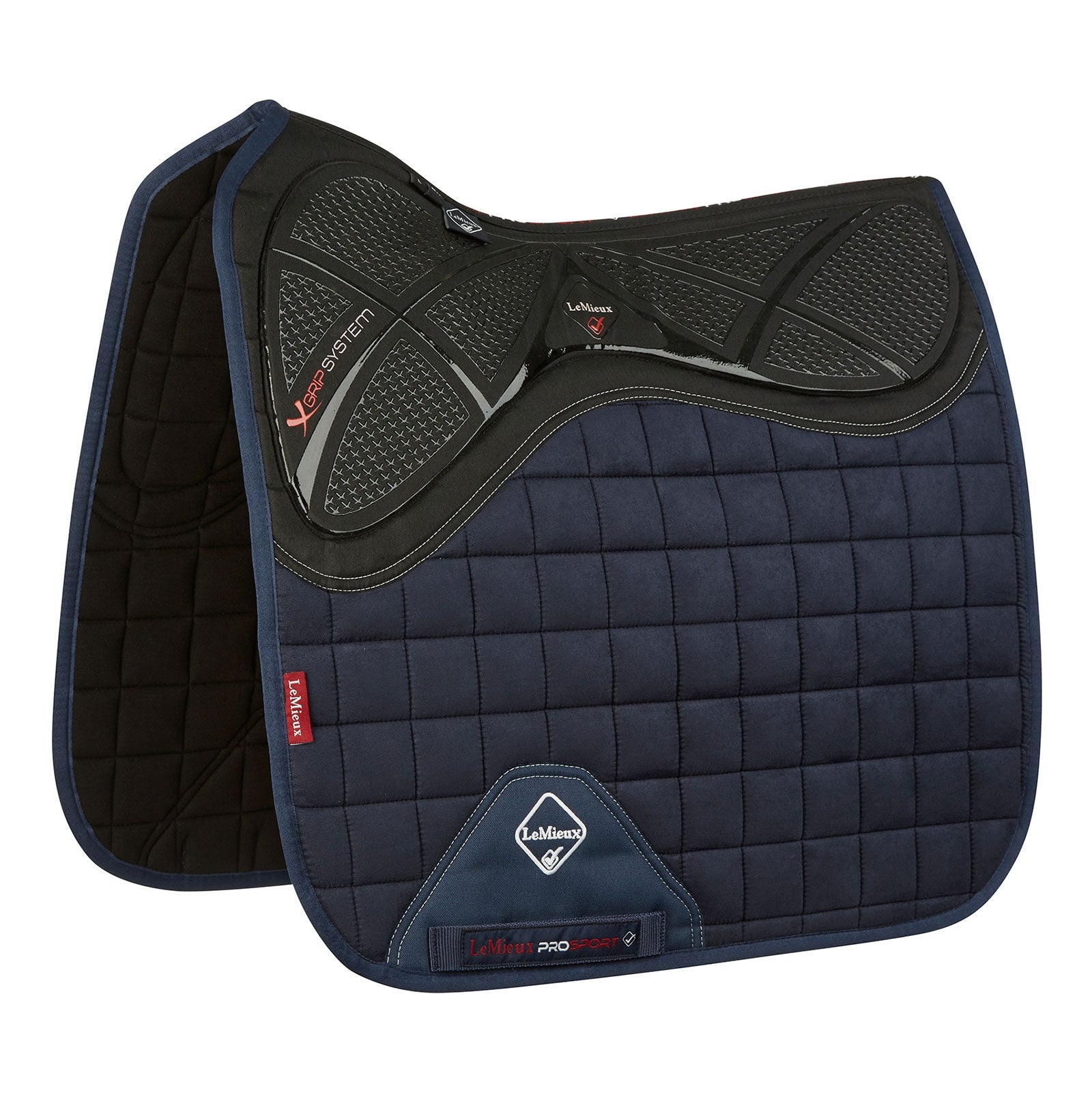 LeMieux X-Grip Silicone Square Koulusatulahuopa Satulahuovat