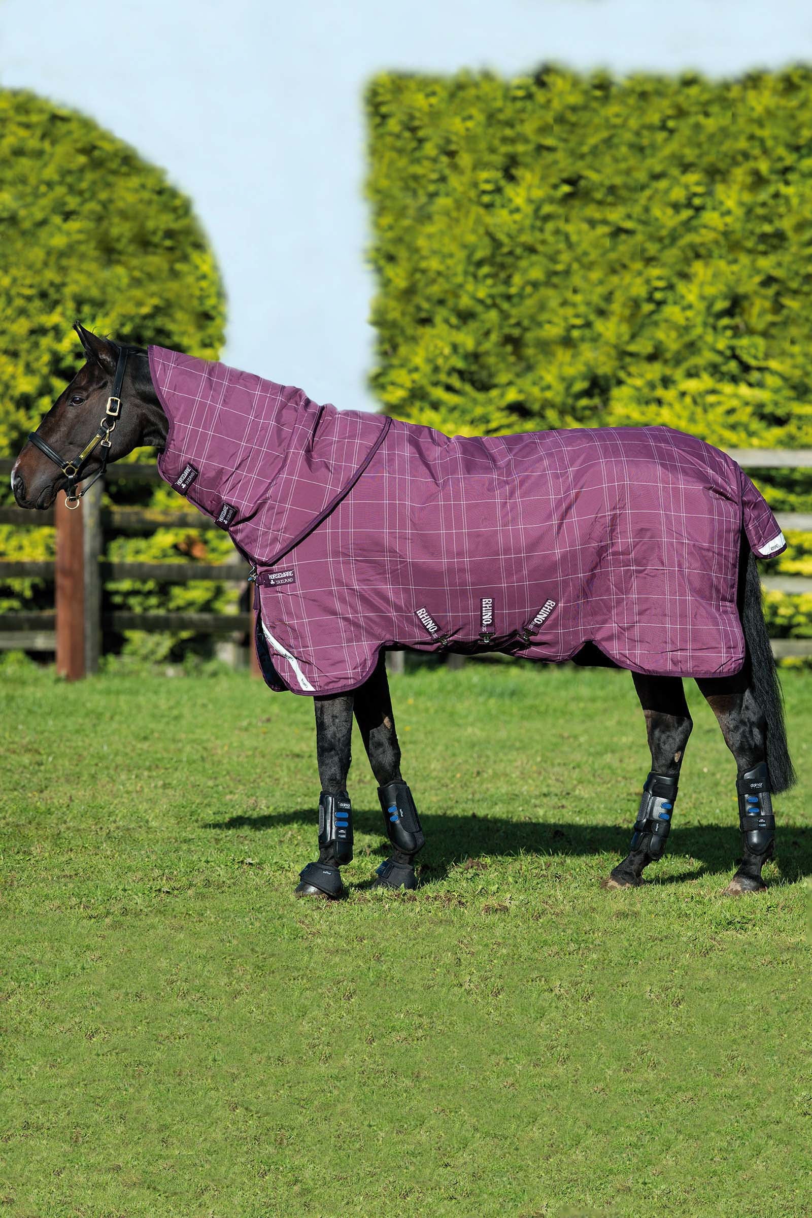 Horseware Rhino Plus Vari-Layer Turnout Rug With Detachable Neck, 250g Horse Rugs