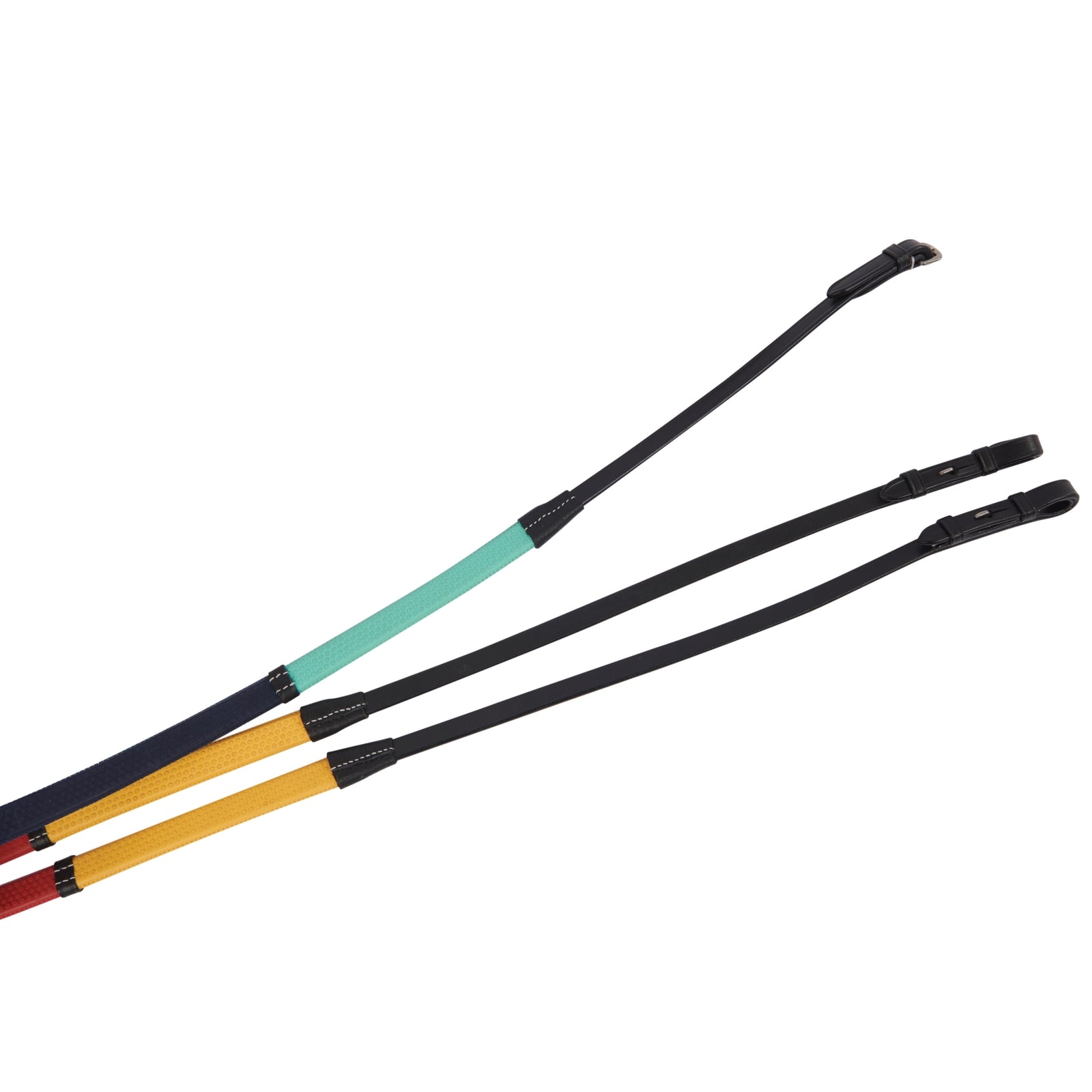 Kincade Rainbow -ohjat koukkukiinnityksillä Suitset & Ohjat