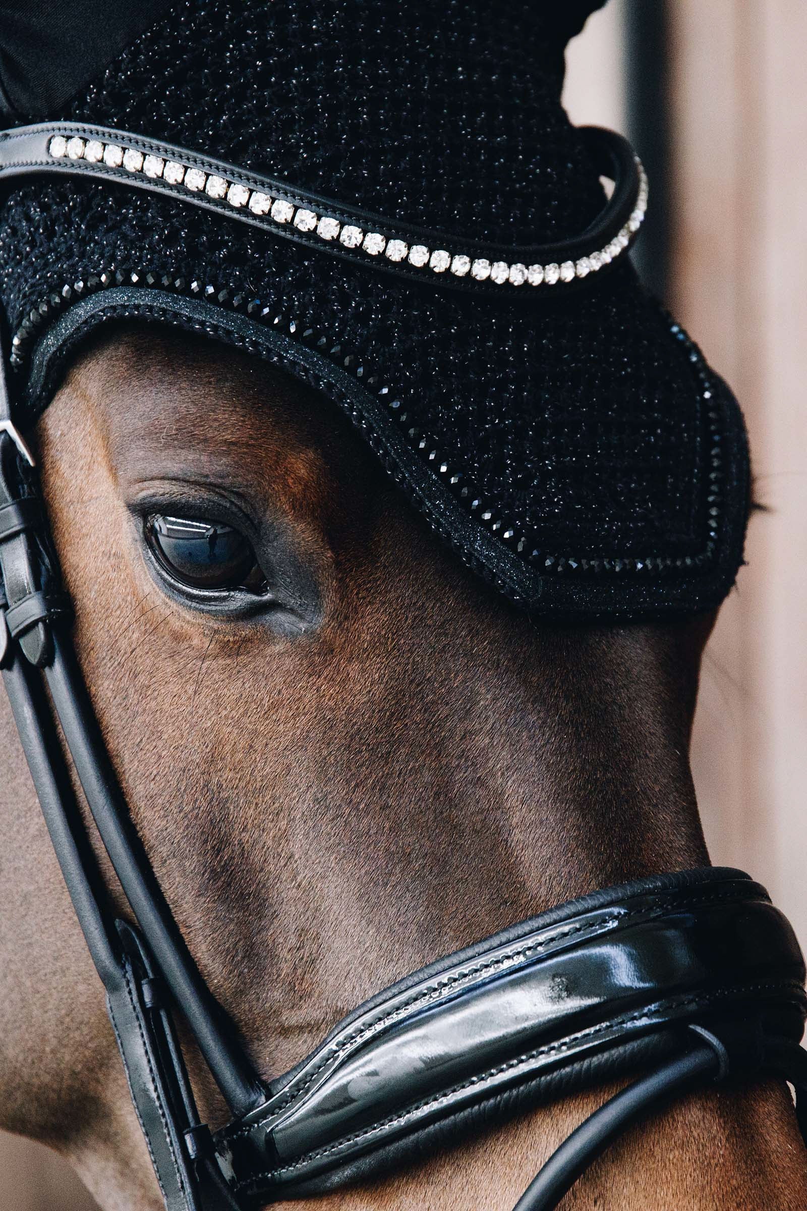 Kentucky Horsewear Wellington Glitter Fly Veil Saddle Pads