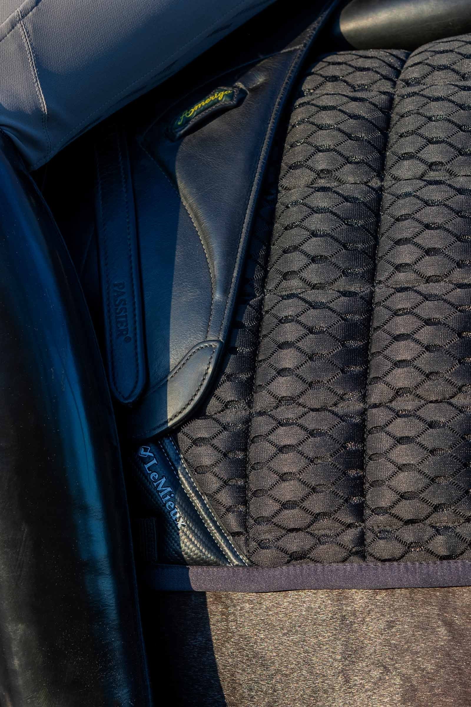 LeMieux Carbon Mesh Air Square Dressage Saddle Pad Saddle Pads