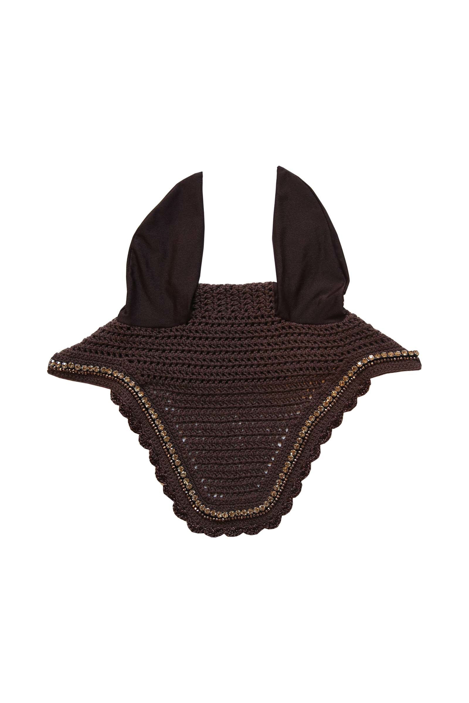 Kentucky Horsewear Wellington äänetön korvahuppu timanteilla ja helmillä Satulahuovat