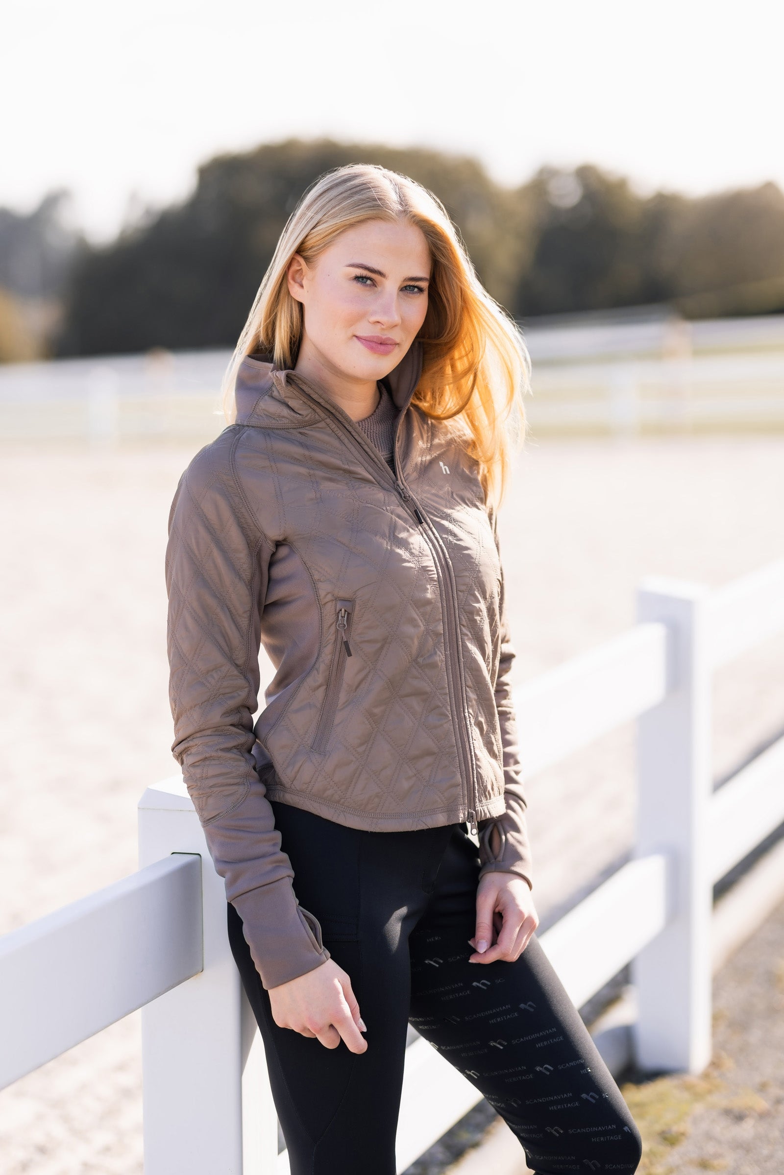 Horze Zoe Women's Lightweight Padded Riding Jacket Women’s Riding Clothing