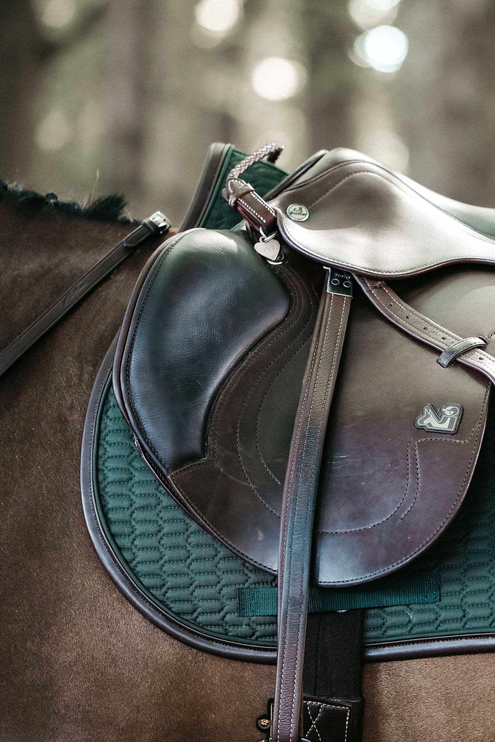 Kentucky Horsewear Saddle Pad Color Edition Leather Jumping Saddle Pads