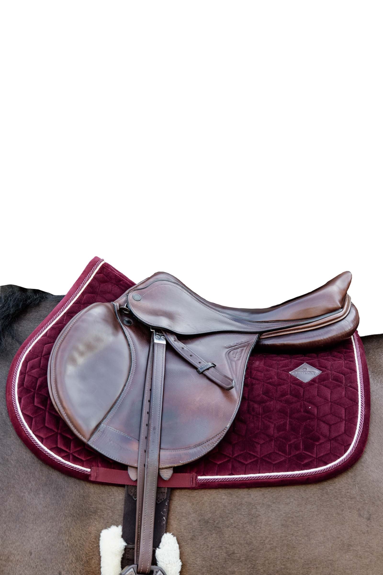 Kentucky Horsewear Velvet Jumping Saddle Pad Saddle Pads