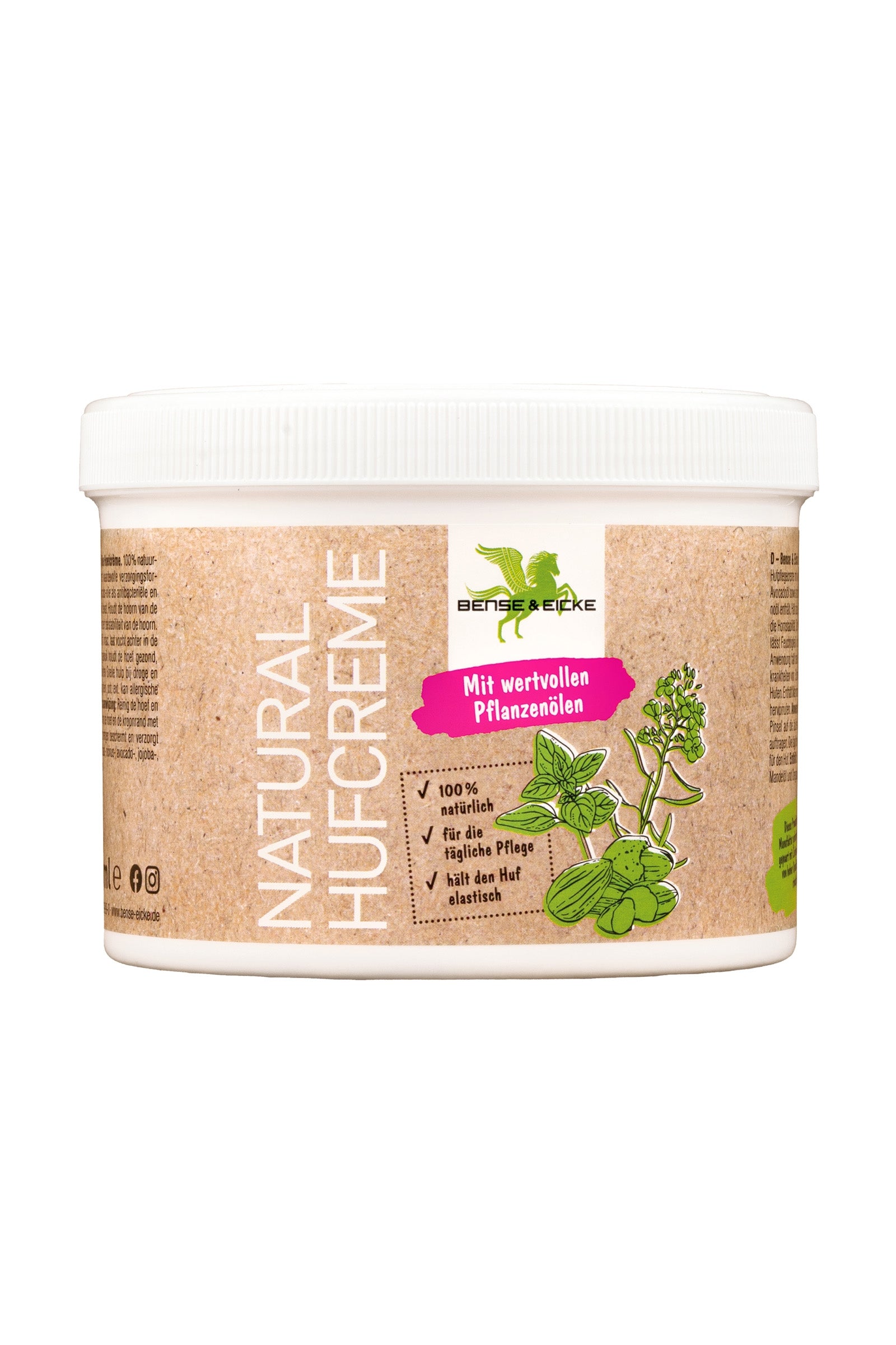 Bense & Eicke Natural Hoof Cream, 500ml Hoito