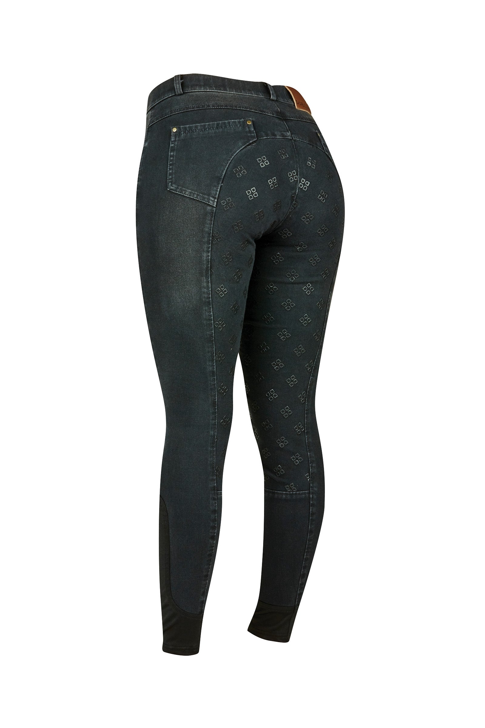 Dublin Shona naisten kokopaikkaiset denimratsastushousut silikonipainatuksilla Womens Breeches