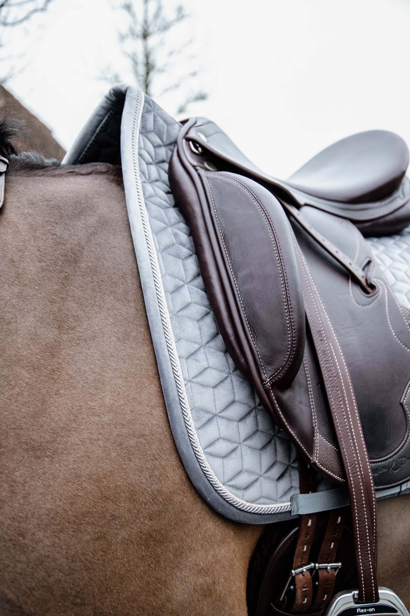 Kentucky Horsewear Basic Velvet Dressage Saddle Pad Saddle Pads