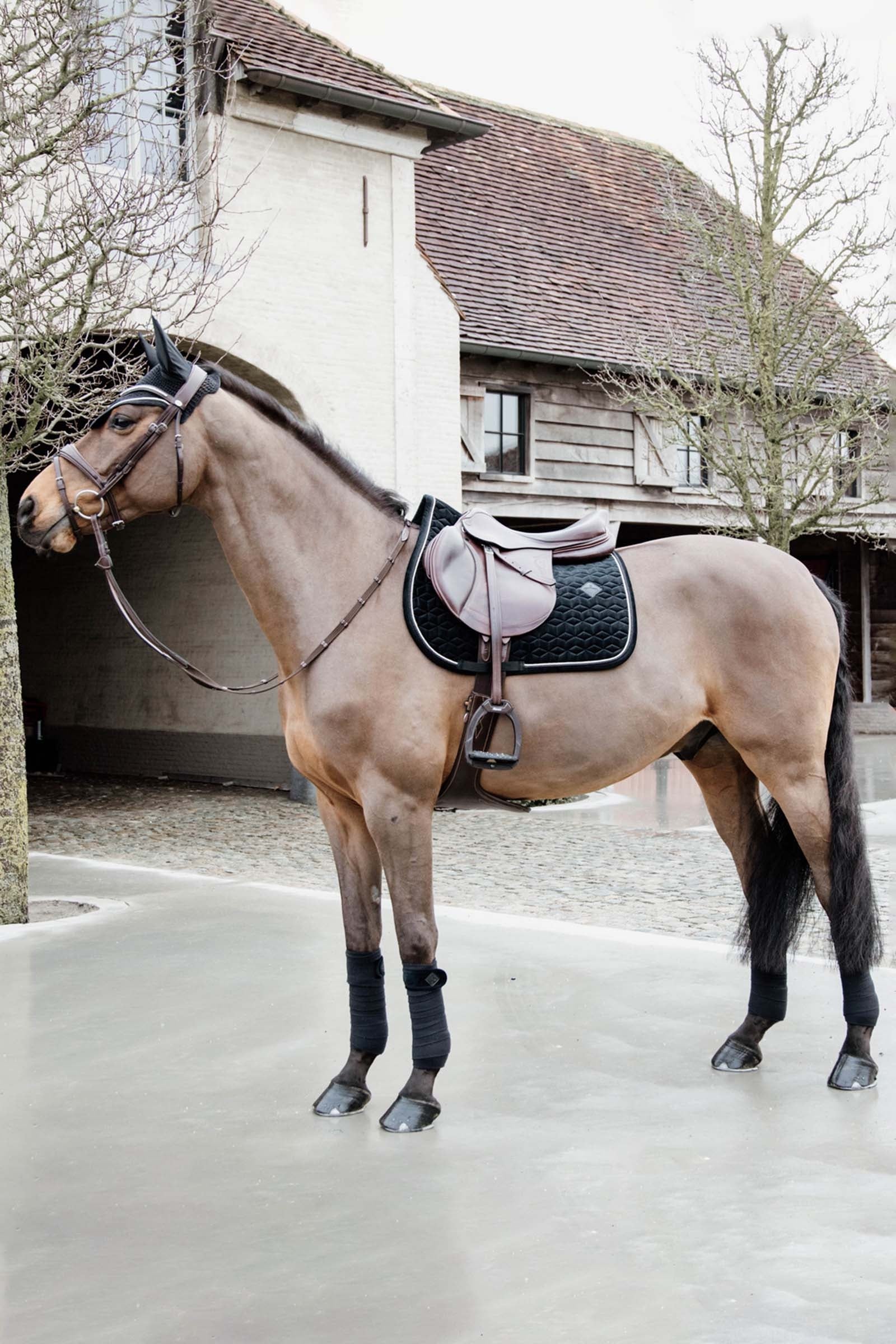 Kentucky Horsewear Velvet Basic Jumping Saddle Pad Saddle Pads