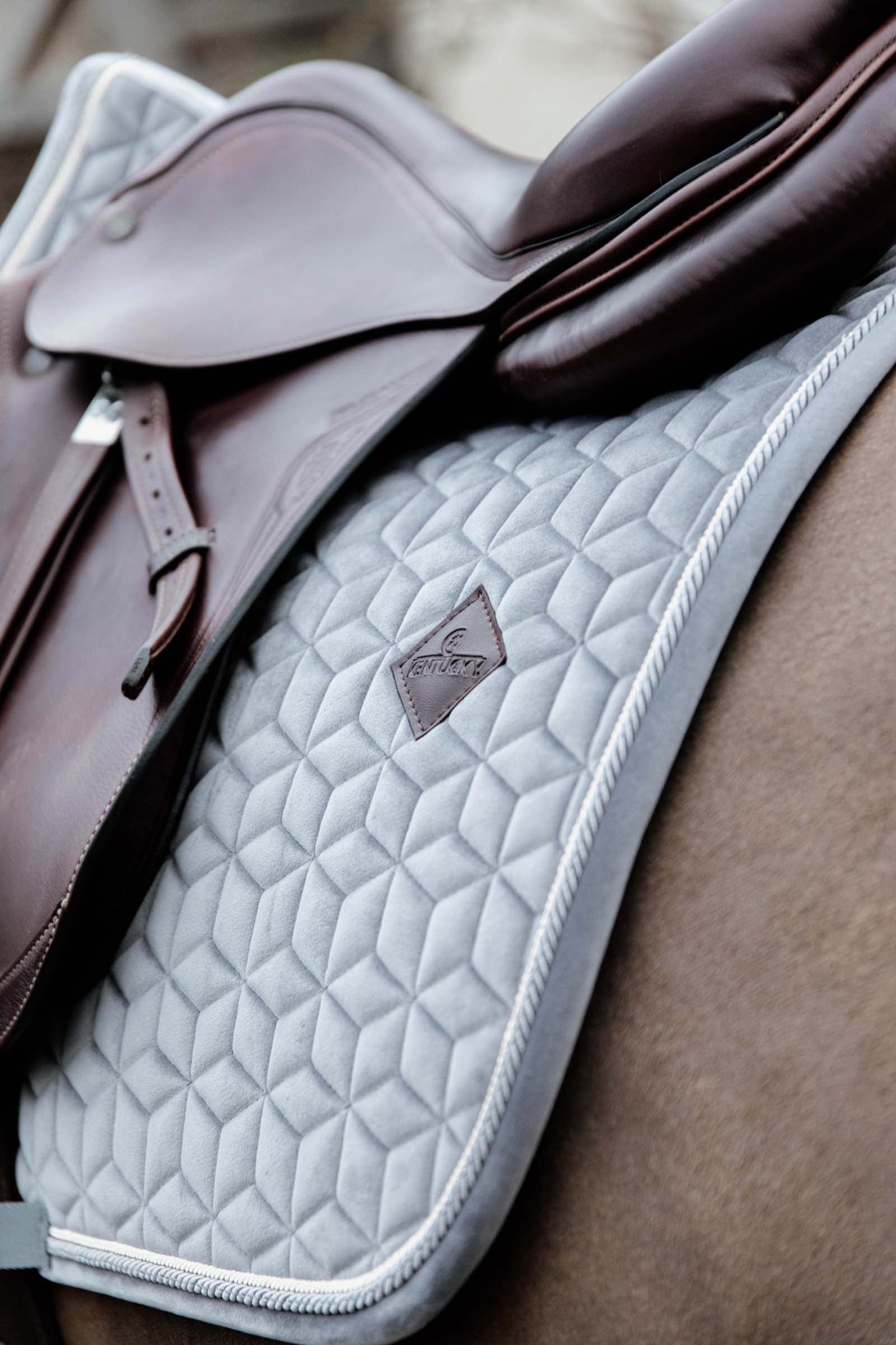 Kentucky Horsewear Velvet Basic Jumping Saddle Pad Saddle Pads