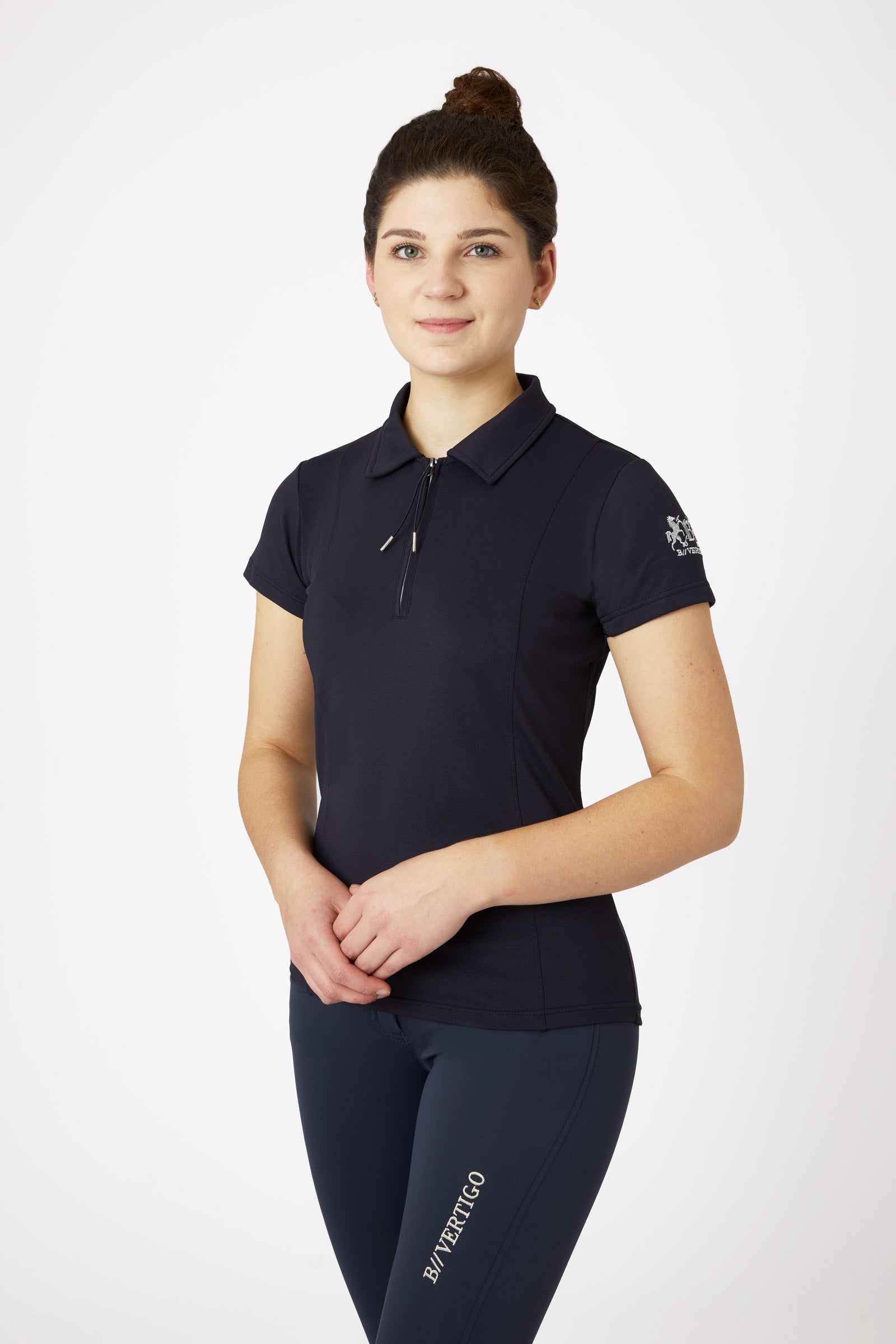 B Vertigo Claudine Women's Short Sleeve Polo Shirt Women’s Riding Clothing