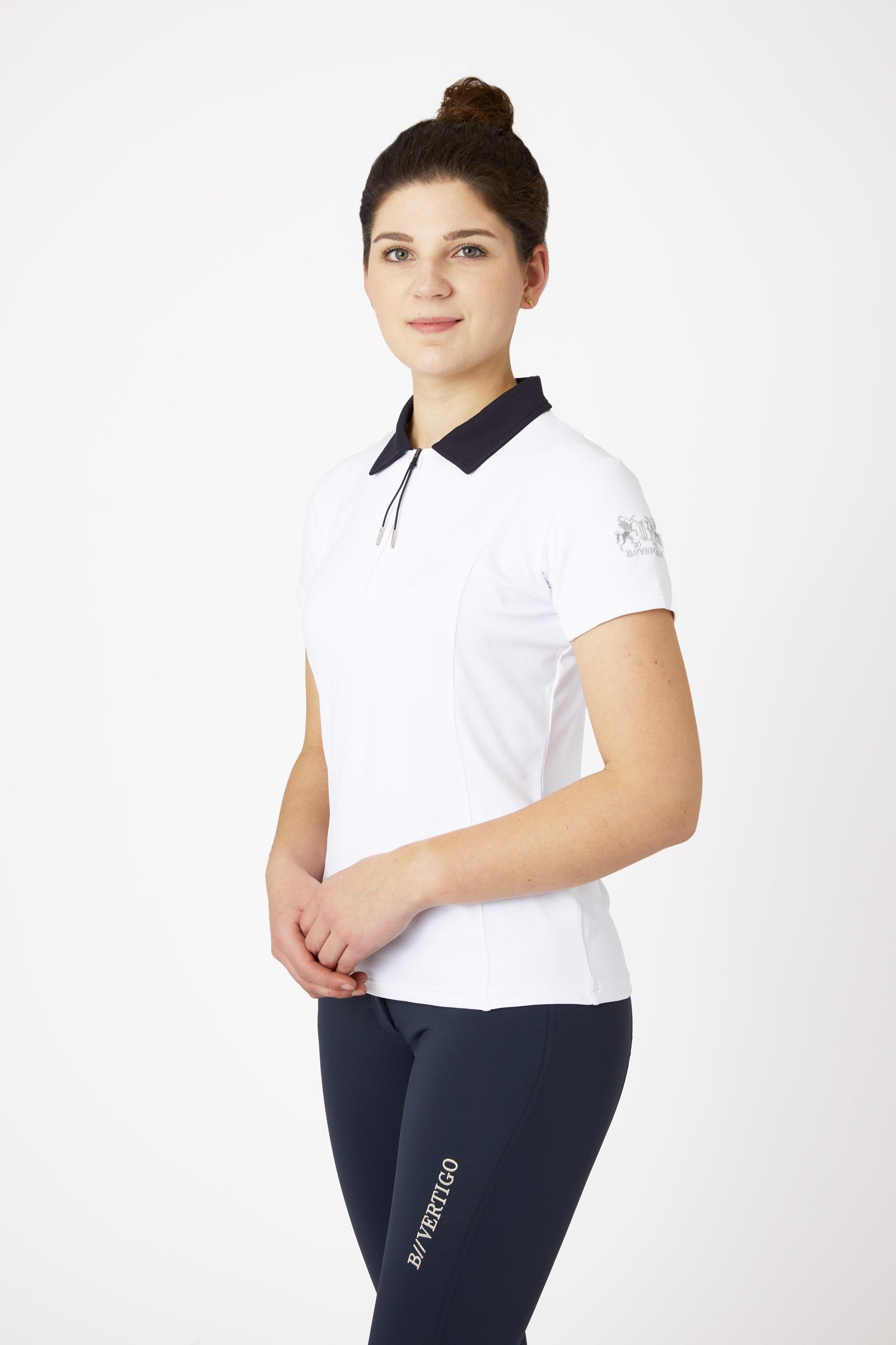 B Vertigo Claudine Women's Short Sleeve Polo Shirt Women’s Riding Clothing