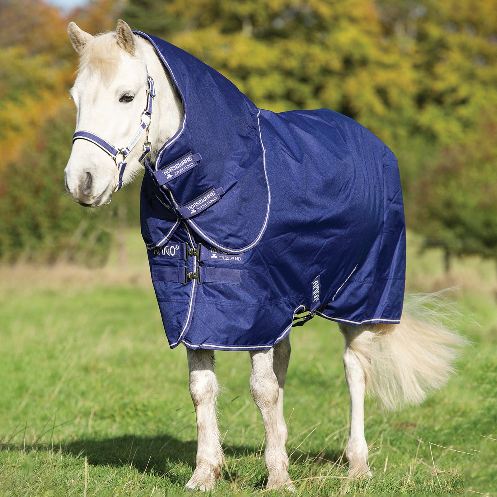 Horseware Amigo Hero 900 Plus Pony ulkoloimi irrotettavalla kaulakappaleella, 200 g Loimet