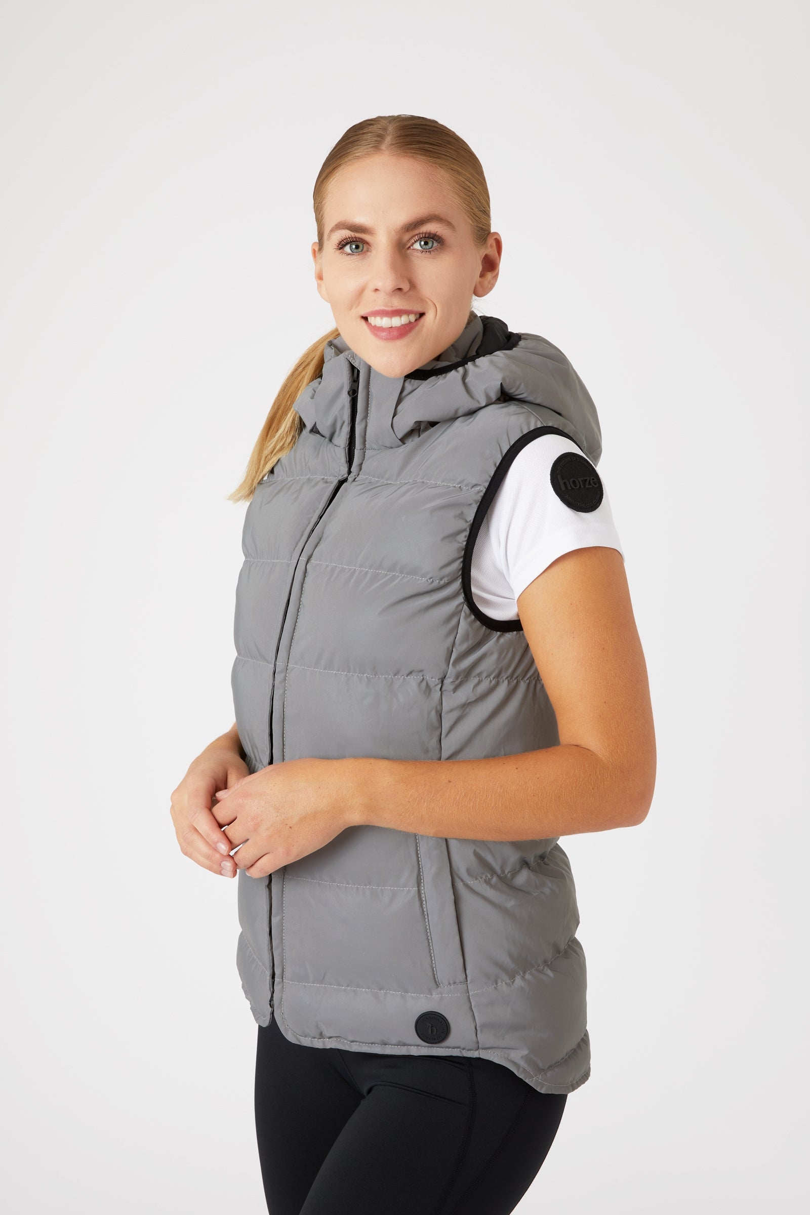Horze Women's Reflective Padded Riding Vest Women’s Riding Clothing