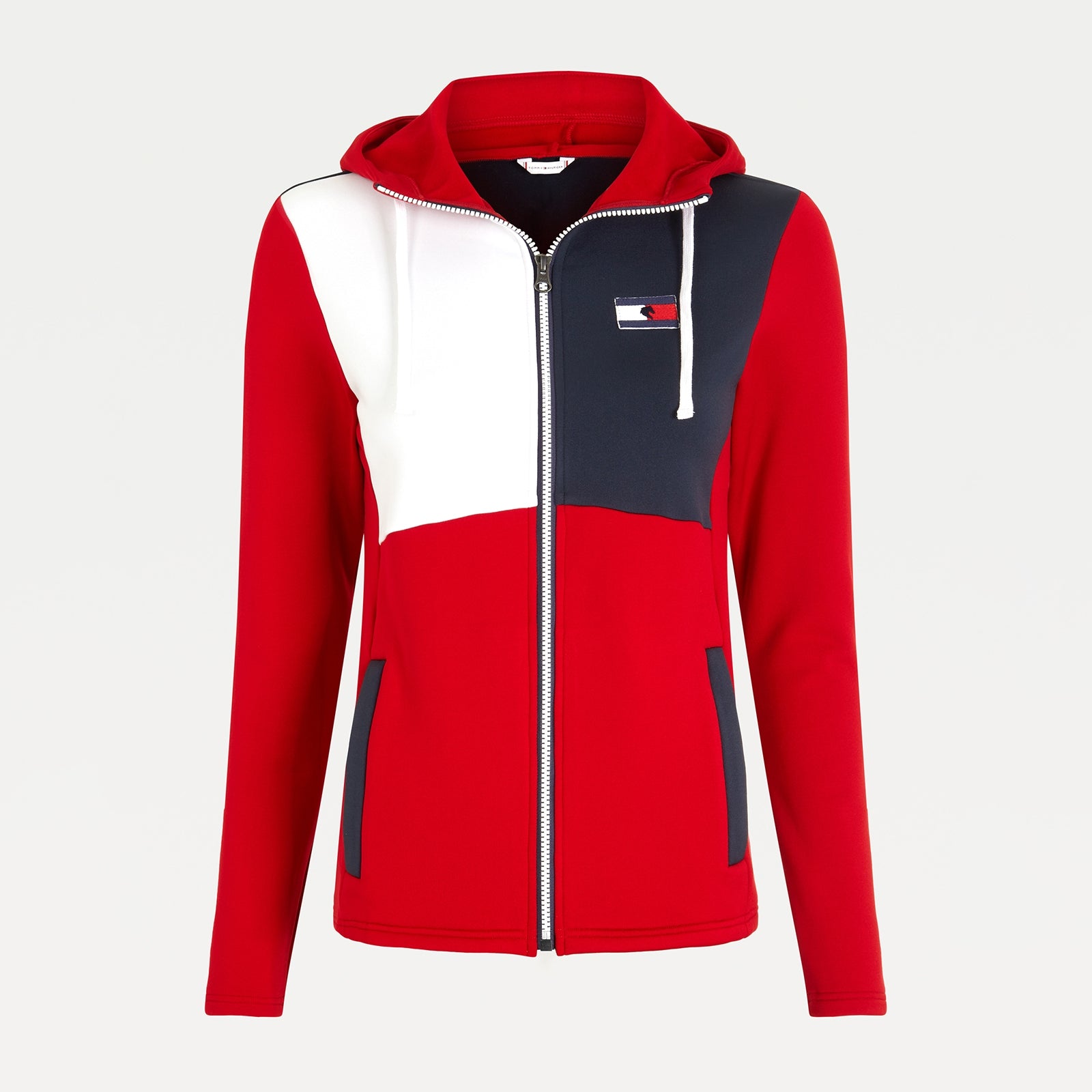 Tommy Hilfiger Equestrian Color Block naisten treenitakki Naisten ratsastusvaatteet